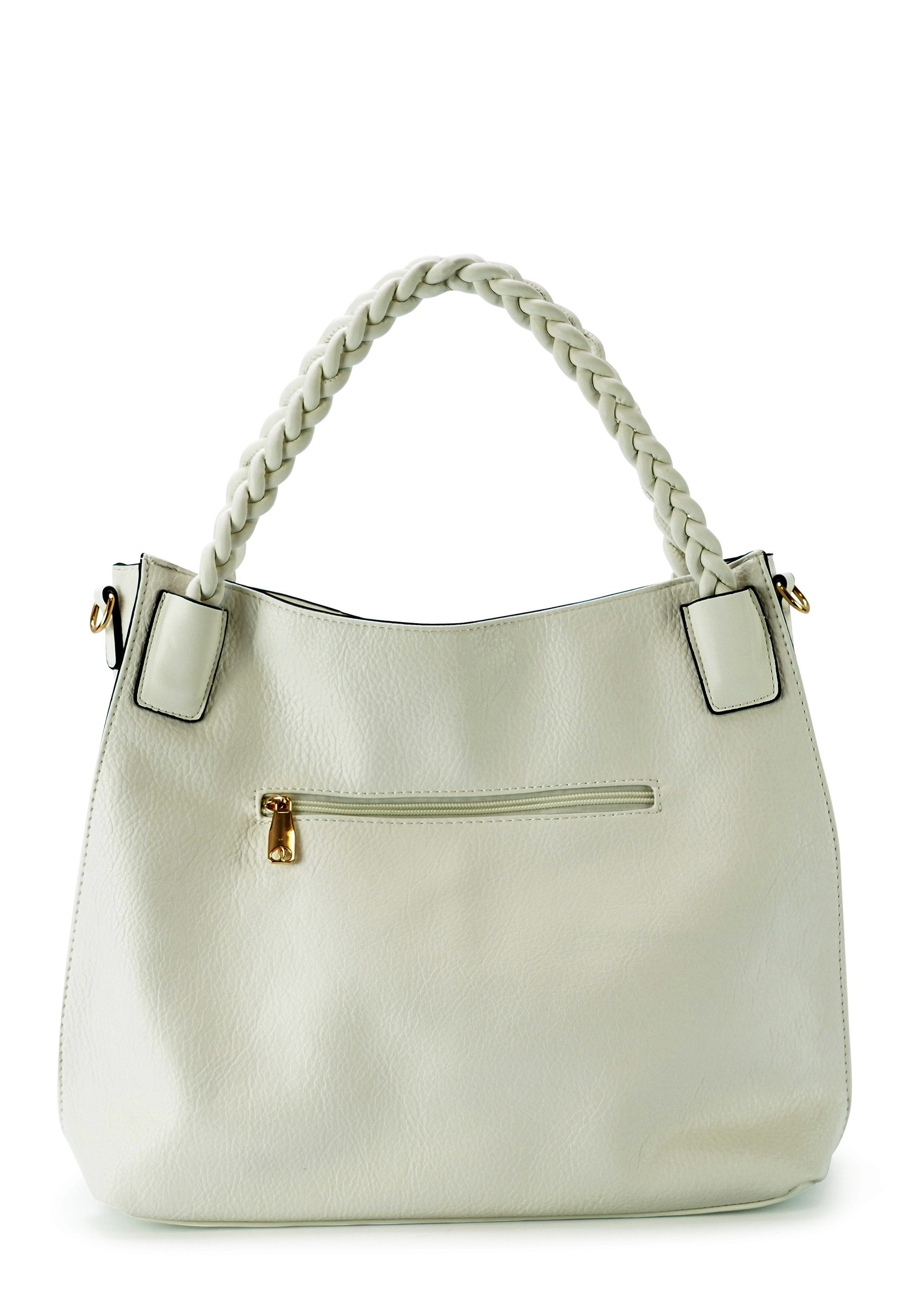 Harpa Schultertasche Lettie, mit geflochtenen Details