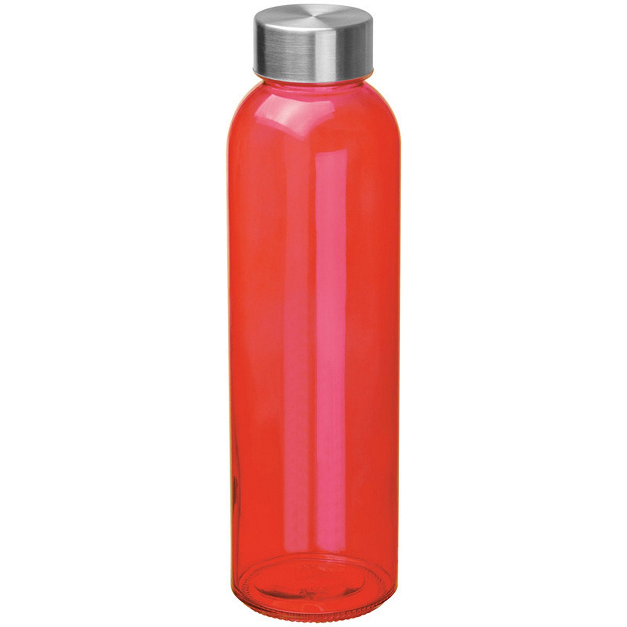 Macma Trinkflasche Trinkflasche / aus Glas / Füllmenge: 500ml / Farbe: rot