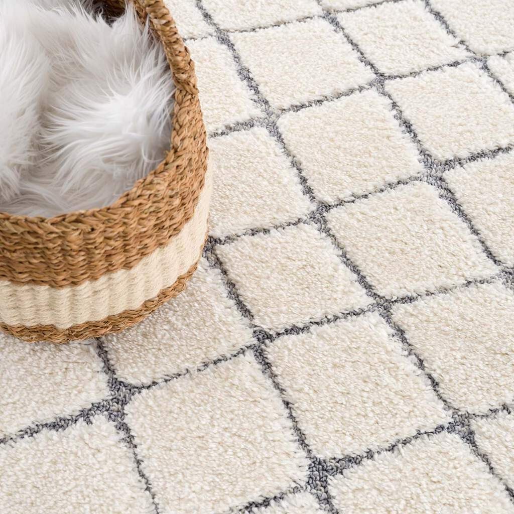 Carpet City Hochflor-Teppich Focus 4499, rechteckig, Höhe: 20 mm, Läufer, Boho, Hochtief-Muster/ 3D-Effekt, für Wohnzimmer, Schlafzimmer
