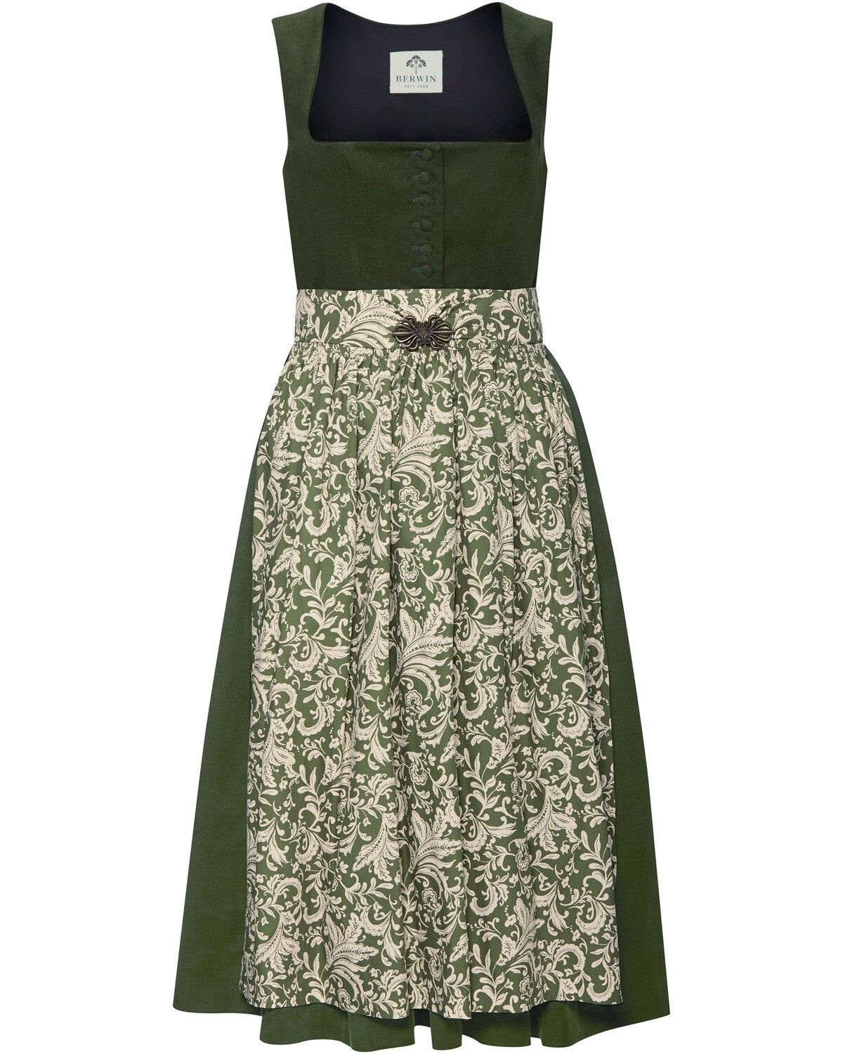 Berwin Dirndl Midi Dirndl aus Cord günstig online kaufen