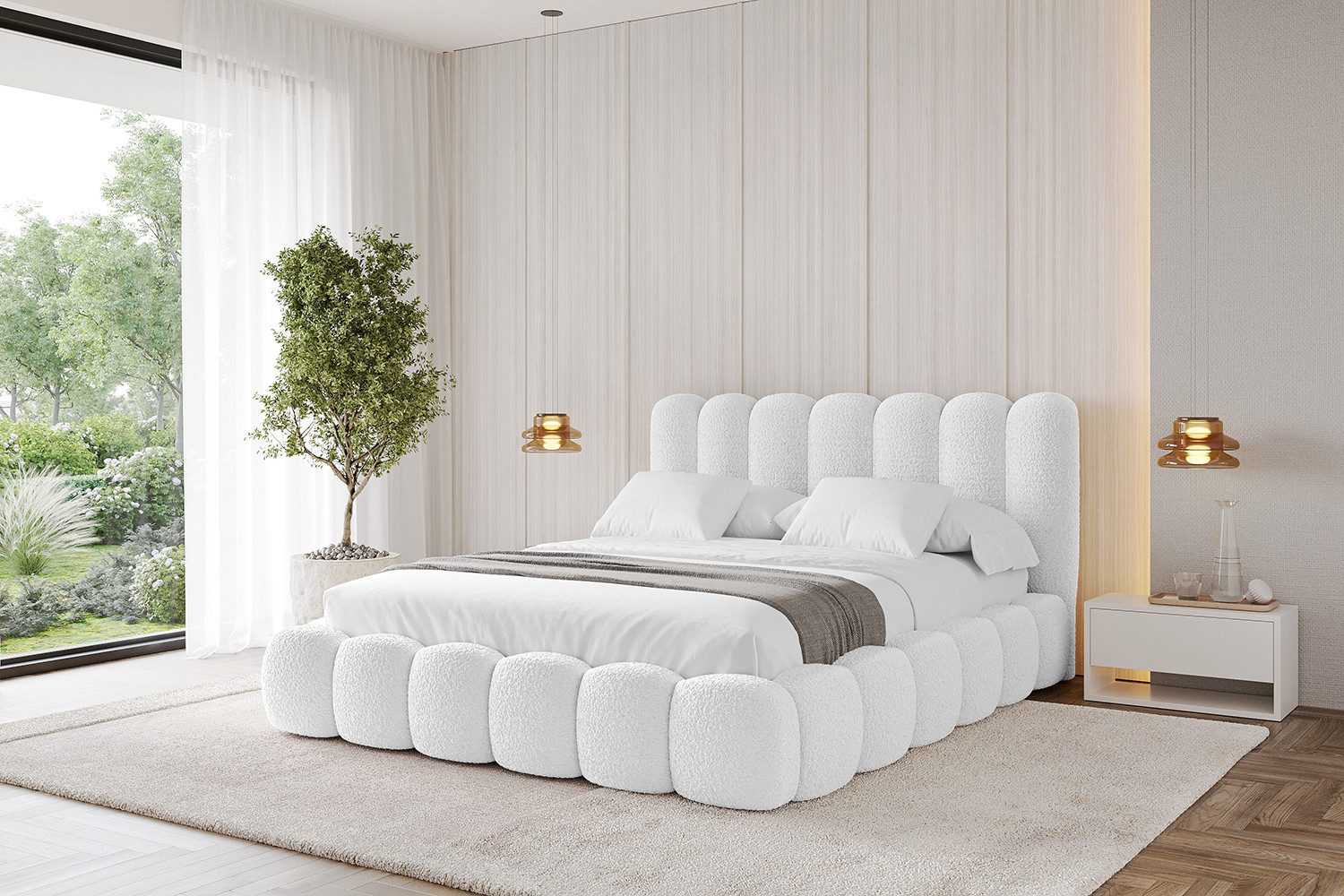 ALTDECOR Polsterbett SENA (Polsterbett mit Bettkasten günstig online kaufen