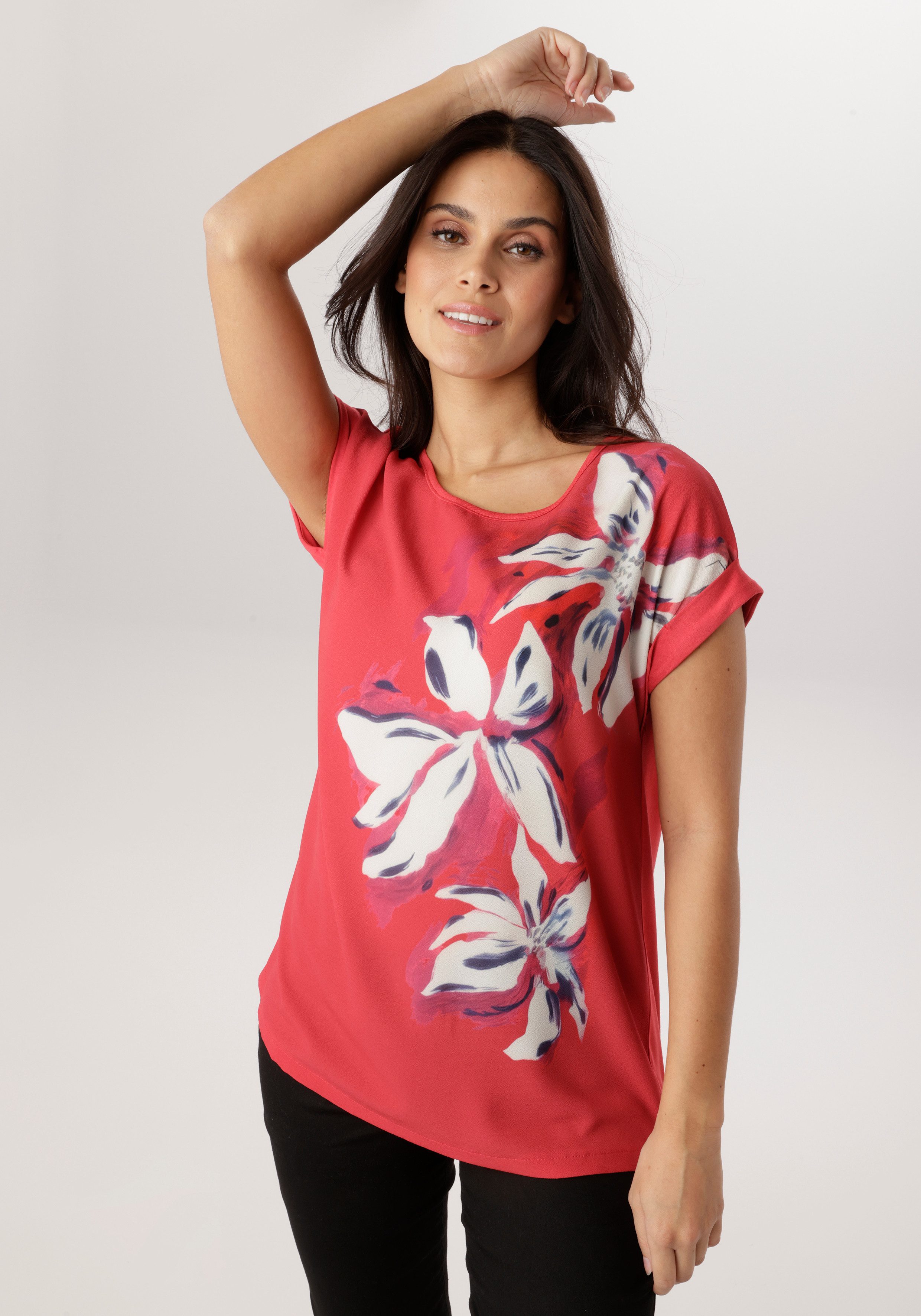 Aniston SELECTED Shirtbluse im Materialmix - NEUE KOLLEKTION. € 29,99, (€ 29,99 pro 1 Stk).