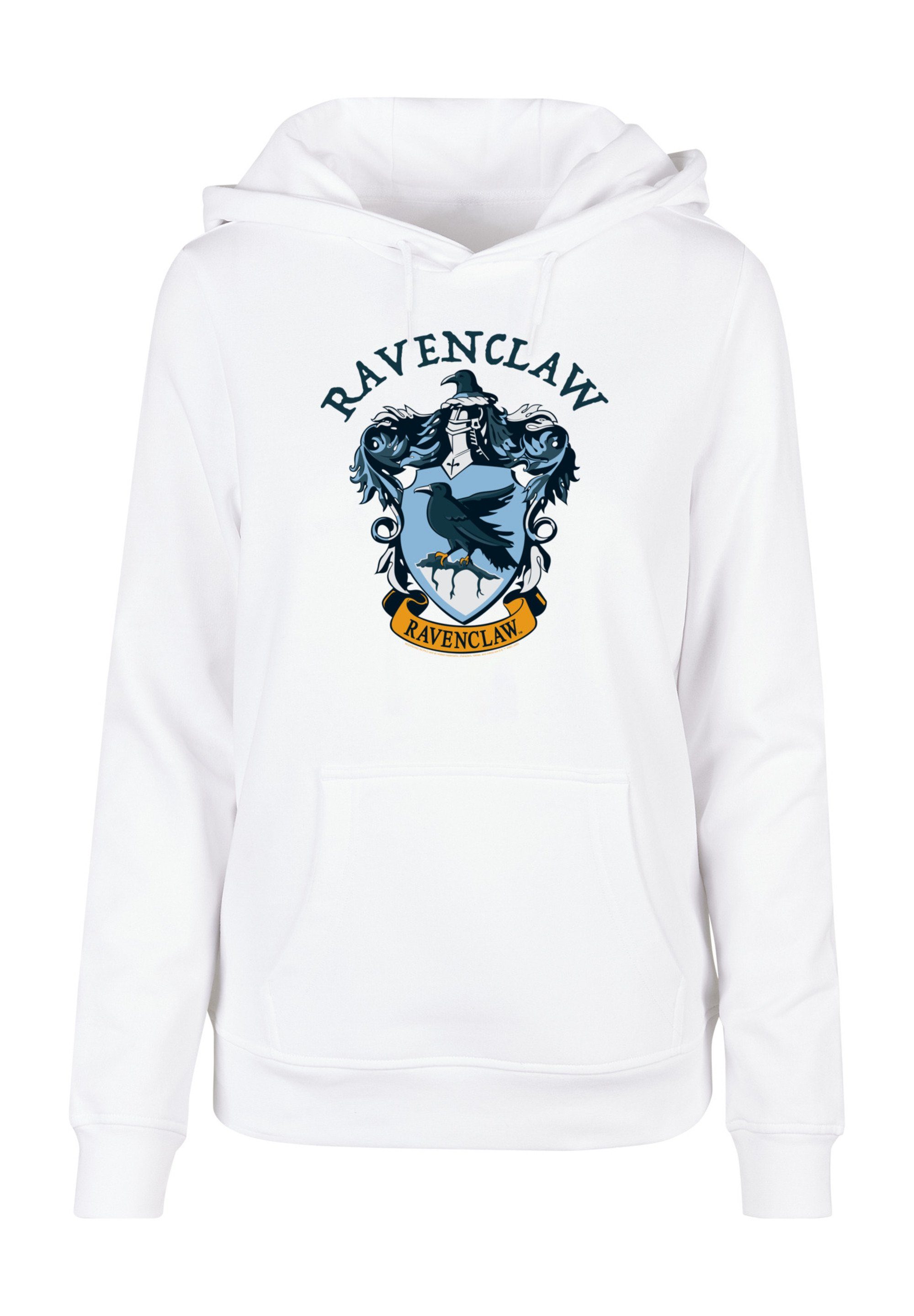 F4NT4STIC Kapuzenpullover Damen Harry Potter Ravenclaw Crest with Ladies Basic Hoody (1-tlg) white