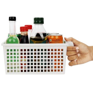 Kurtzy Aufbewahrungsbox Kühlschrank Organizer - Weißer Kunststoffbehälter (27,5 cm), Fridge Organizer & Cabinet Storage Box