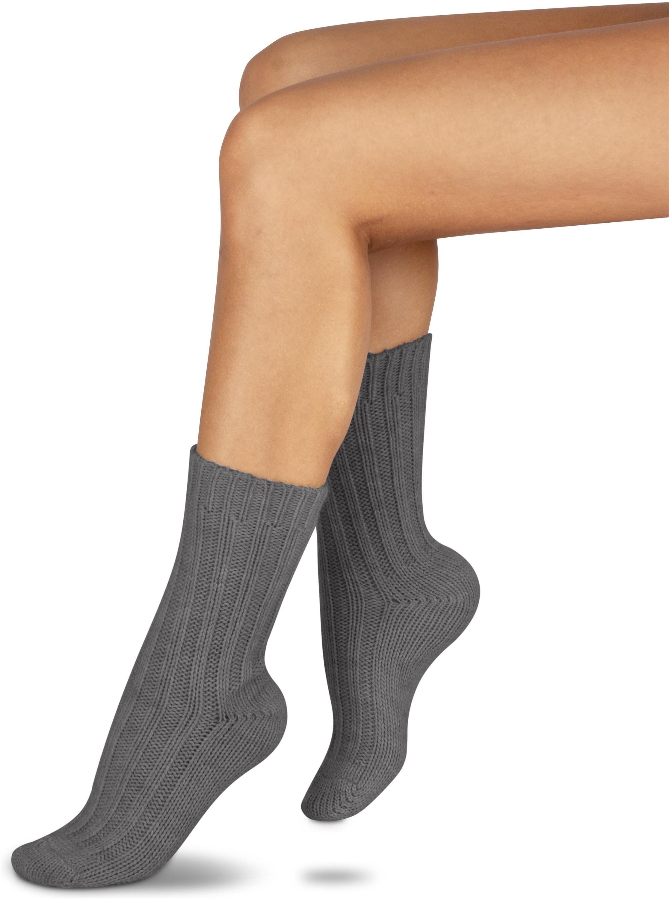normani Thermosocken 2 Paar Alpaka-Socken (Set, 2 Paar) hochwertige Alpaka-Wolle – Bild 4 von 5