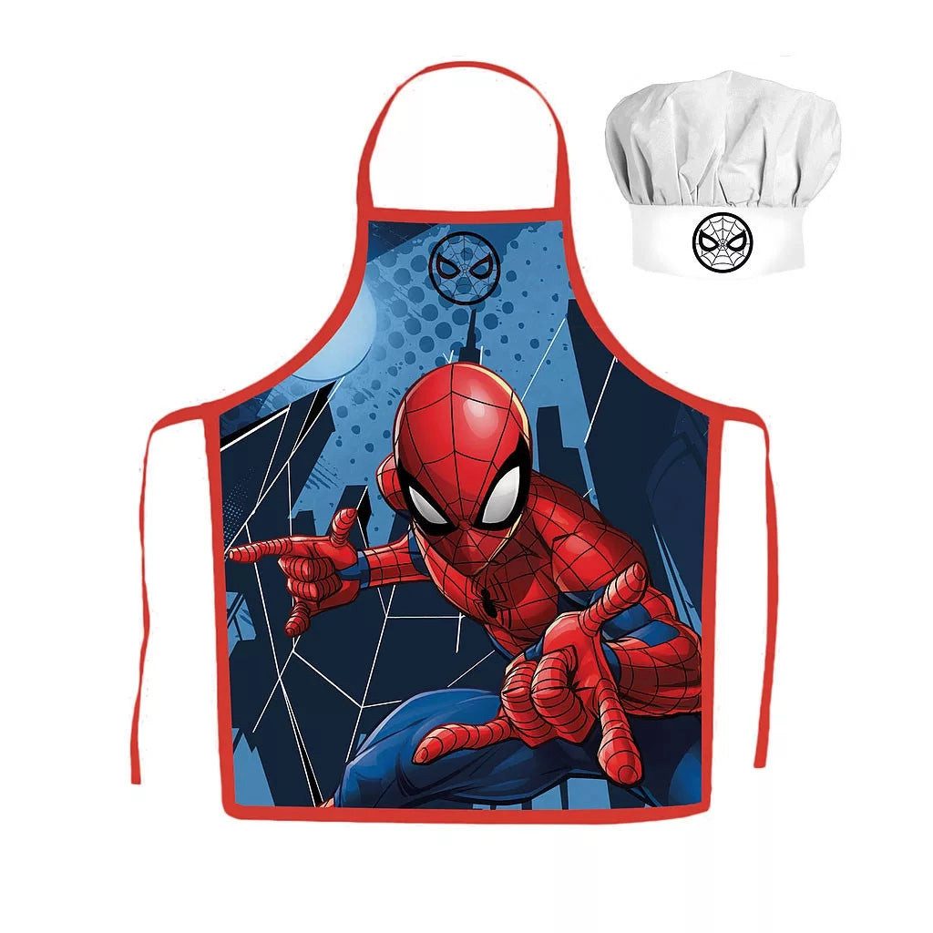 DDSHUN Kinderschürzen-Set – 2 Stück (rot & Blau), Verstellbar, Mit Taschen, Für Kochen, Malen & Basteln, Wasserabweisend & Leicht