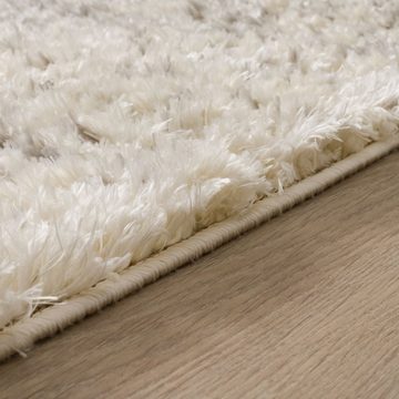 Hochflor-Teppich Teppich Wohnzimmer Hochflor Meliertes Muster Langflor, TT Home, rechteckig, Höhe: 44 mm