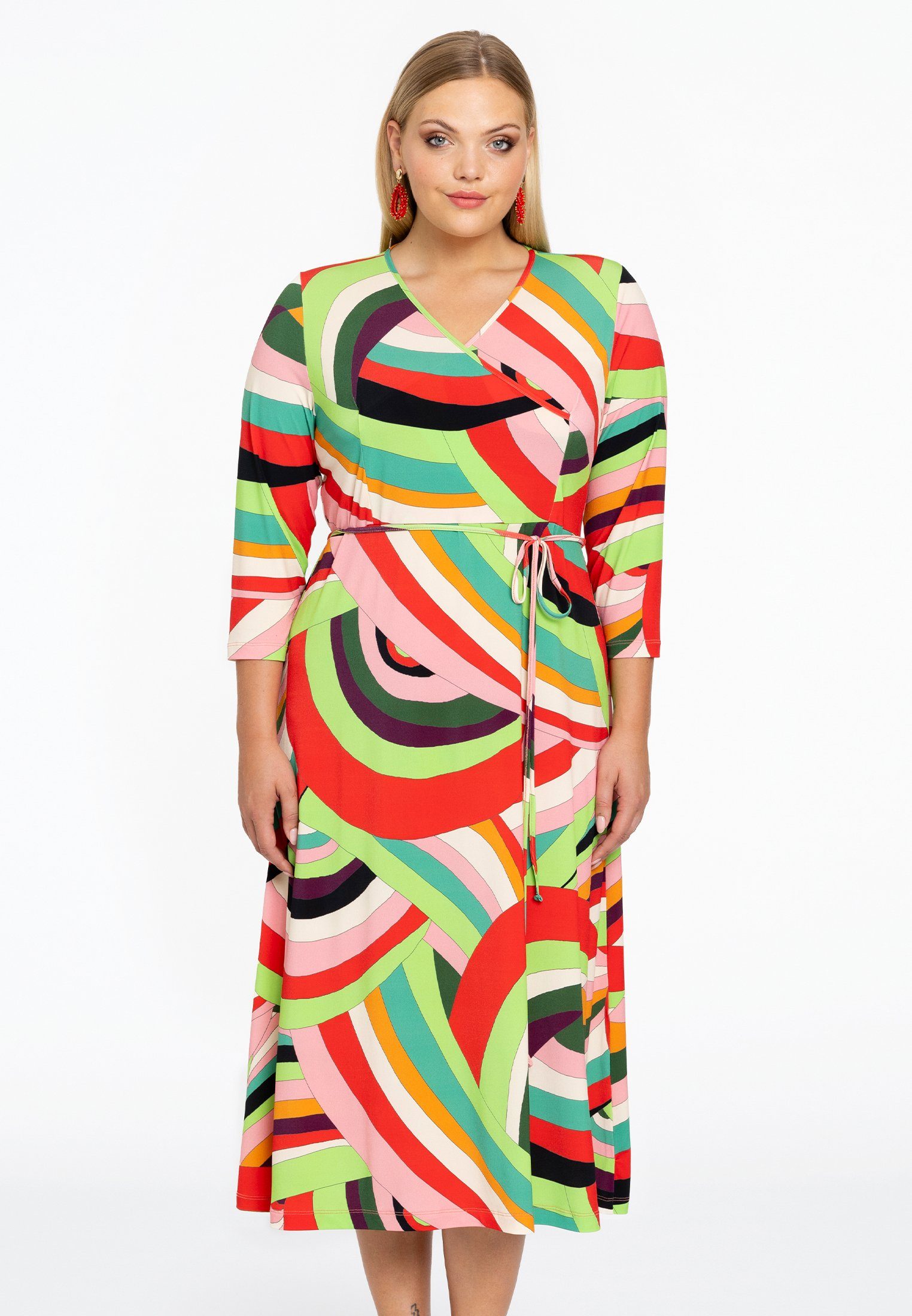 YOEK A-Linien-Kleid Damen Kleid Große Größen günstig online kaufen