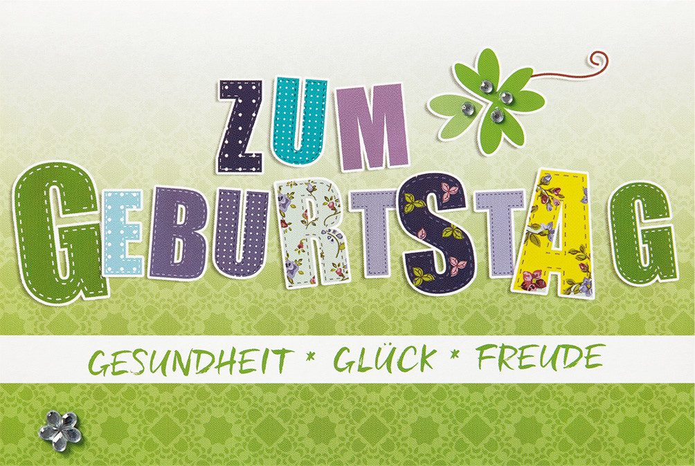 Grußkarten Geburtstag - PopUp-Card - Klappkarte mit 3D-Innenleben - Grußkarte