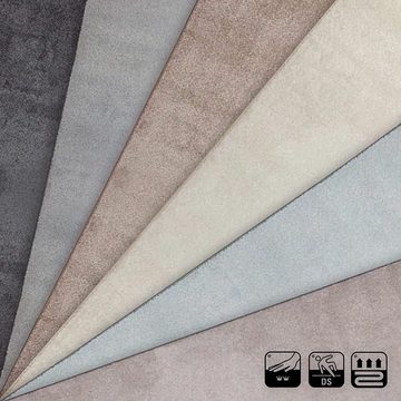 Hochflor-Bettumrandung Sundae, 6 Farben & 3 Größen, Teppichläufer, ideal im Schlafzimmer Floordirekt, Höhe 13.5 mm, (3-tlg), Velours
