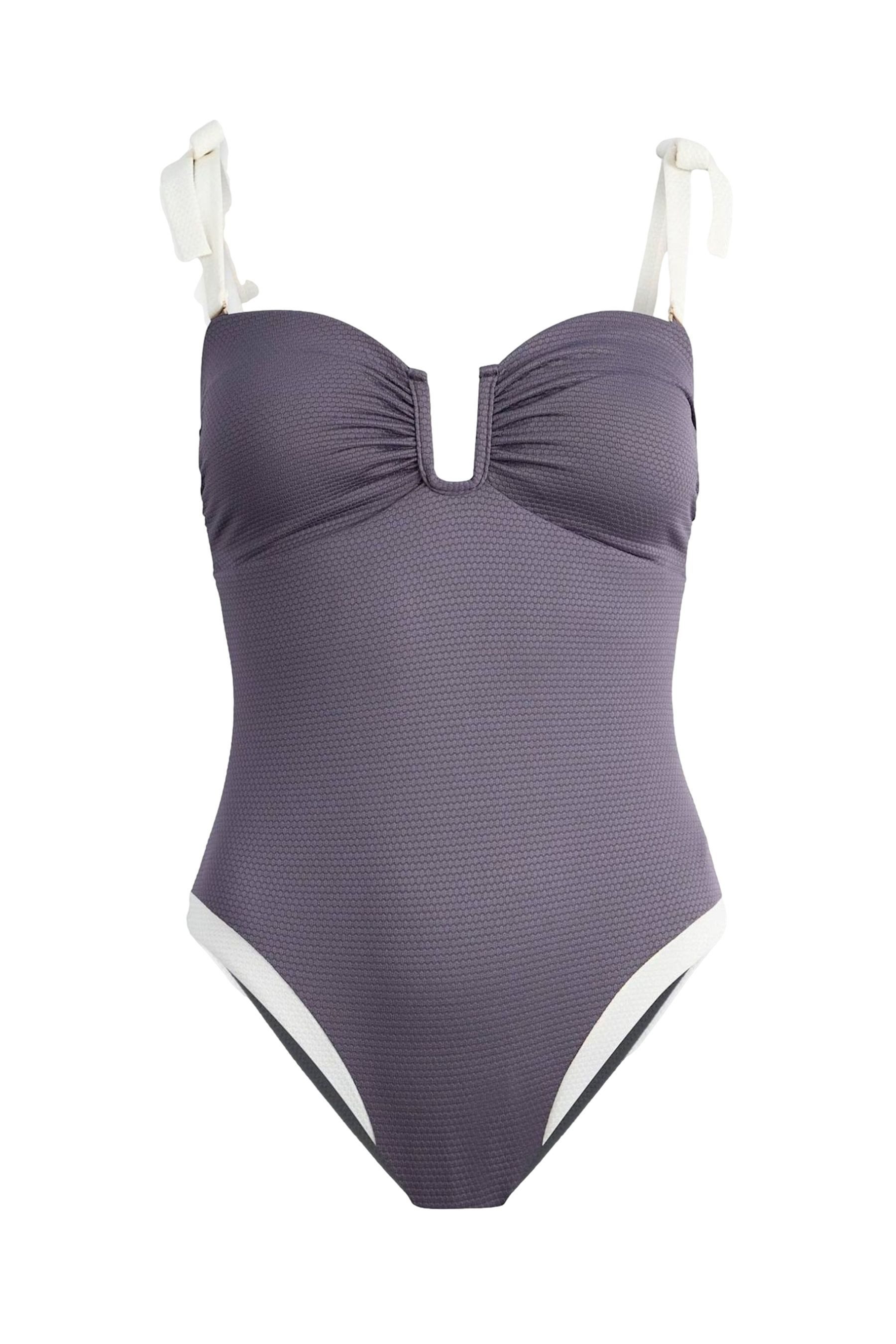 Mint Velvet Badeanzug Mint Velvet Bauchformender Badeanzug mit Struktur (1-St)