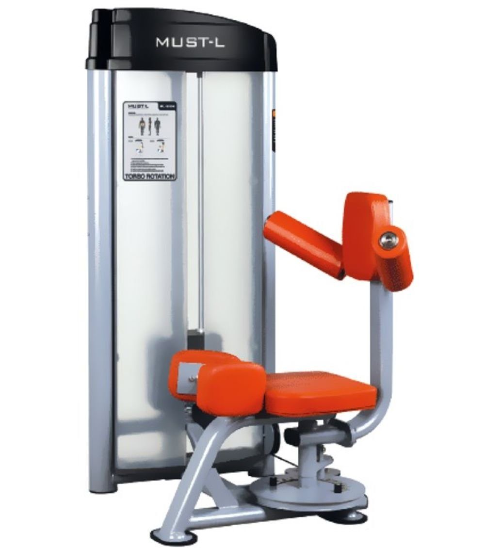 Kraftstation Exlusiver Rumpftrainer Rotary Torso Fitness Gerät Ganzkörper