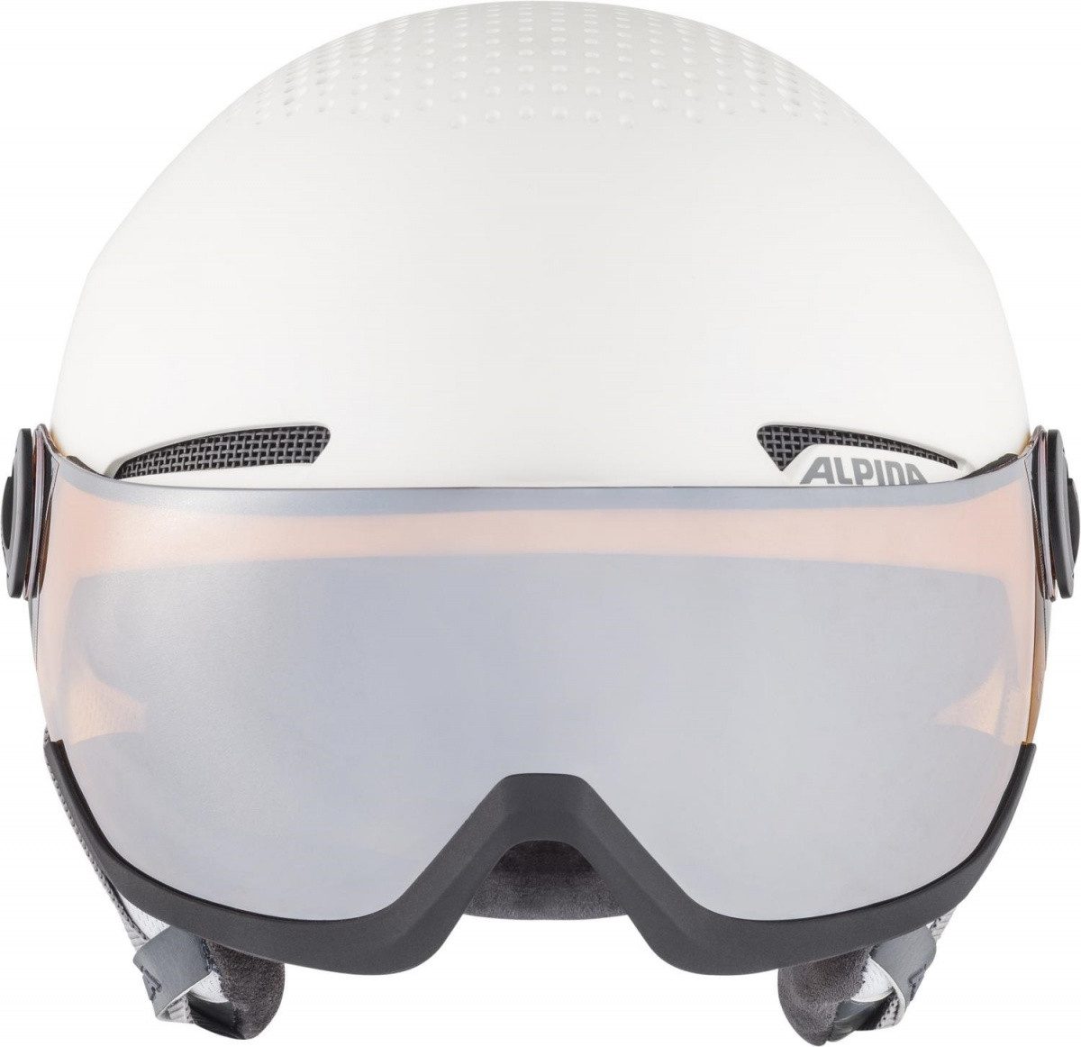 Alpina Sports Skihelm Alpina Arber Visor Q-Lite Skihelm Snowboardhelm white matt A9228