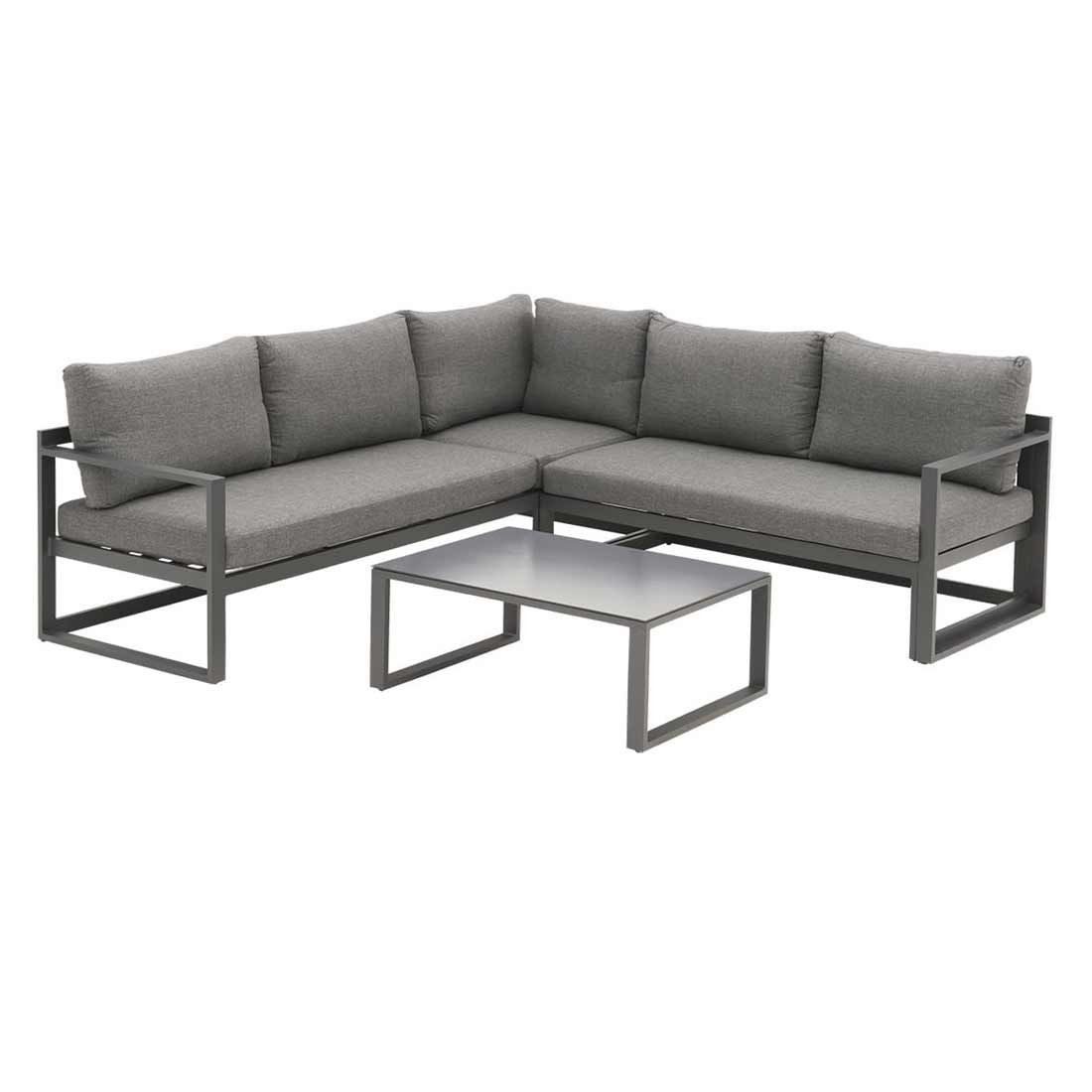 OUTLIV. Gartenlounge-Set OUTLIV. Florenz Ecklounge inkl. Loungetisch Aluminium