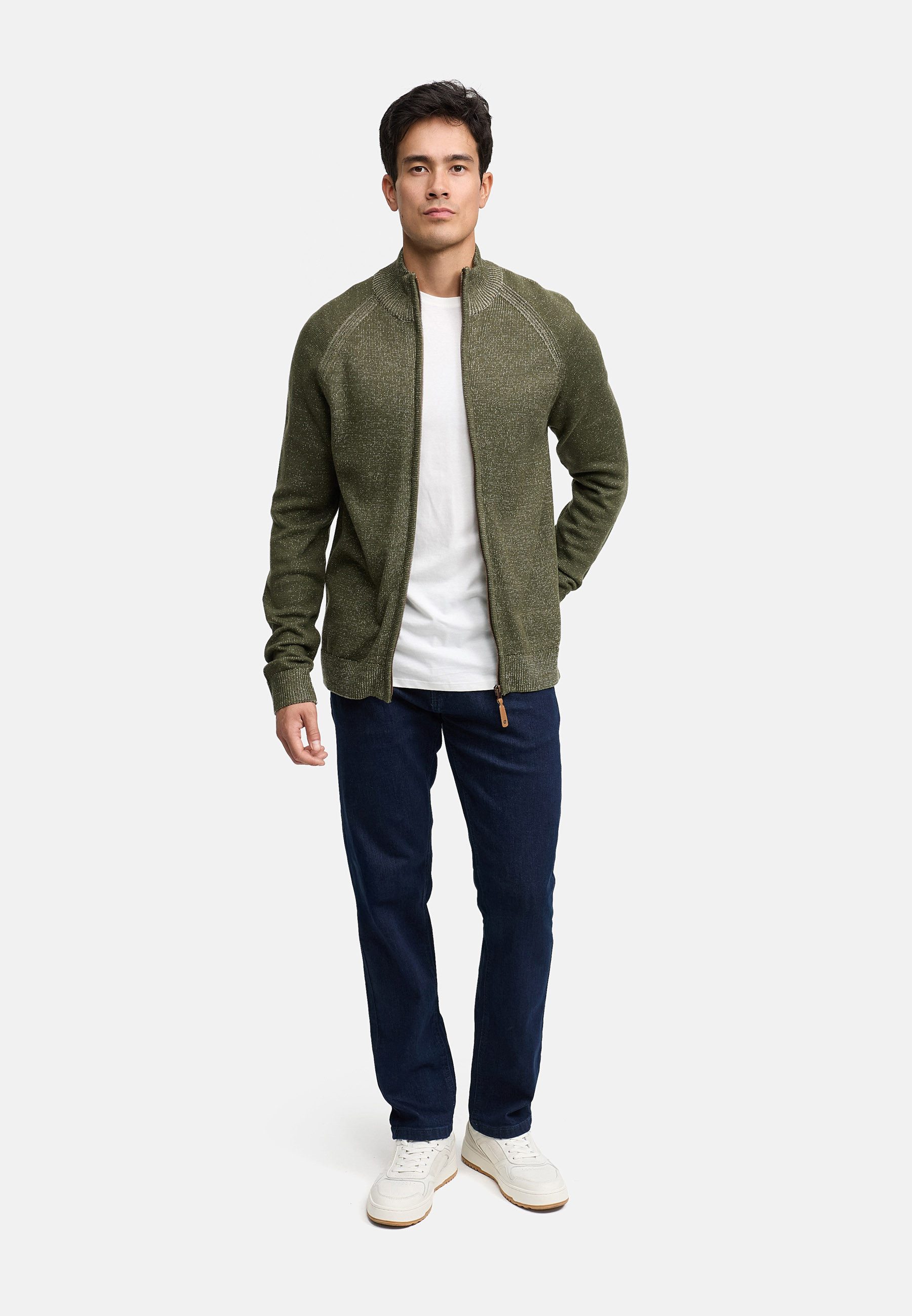 Indicode Cardigan Herren INMassum cardigan Herrenstrickjacke