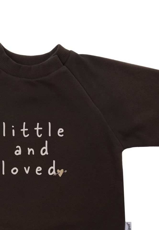 Liliput Sweatshirt little and loved aus weichem Baumwoll-Material,  Klassischer Rundhals-Ausschnitt sorgt für besten Komfort