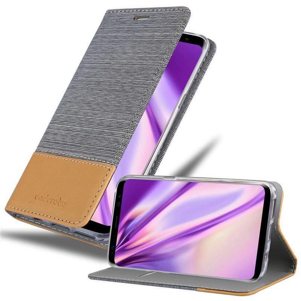 Cadorabo Handyhülle für Samsung Galaxy S8 PLUS Hülle Samsung Galaxy S8 PLUS, Klappbare Handy Schutzhülle - Hülle - mit Standfunktion und Kartenfach