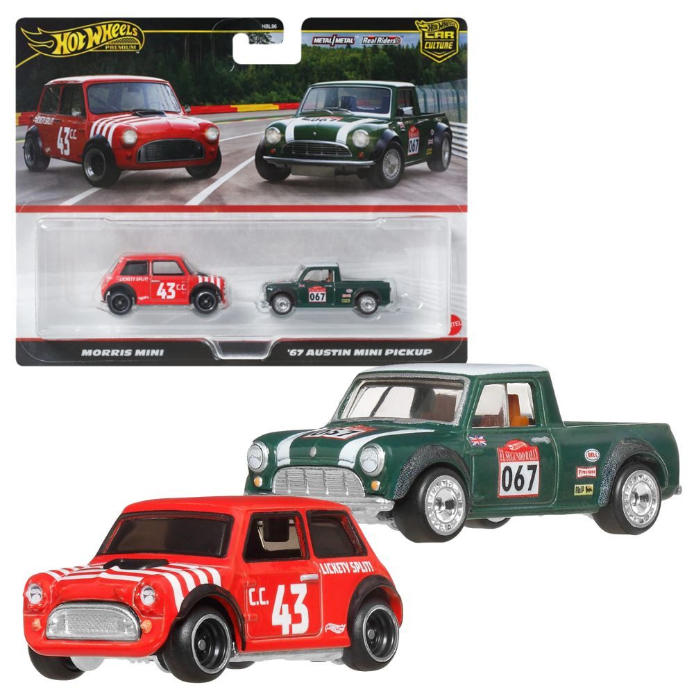 Hot Wheels Spielzeug-Rennwagen Morris Mini + Austin Mini Pickup 1967 Hot Wh günstig online kaufen