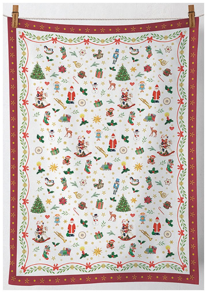 Ambiente® Geschirrtuch Ornaments all over, (1-tlg., 1-teilig), Geschirrtüch günstig online kaufen