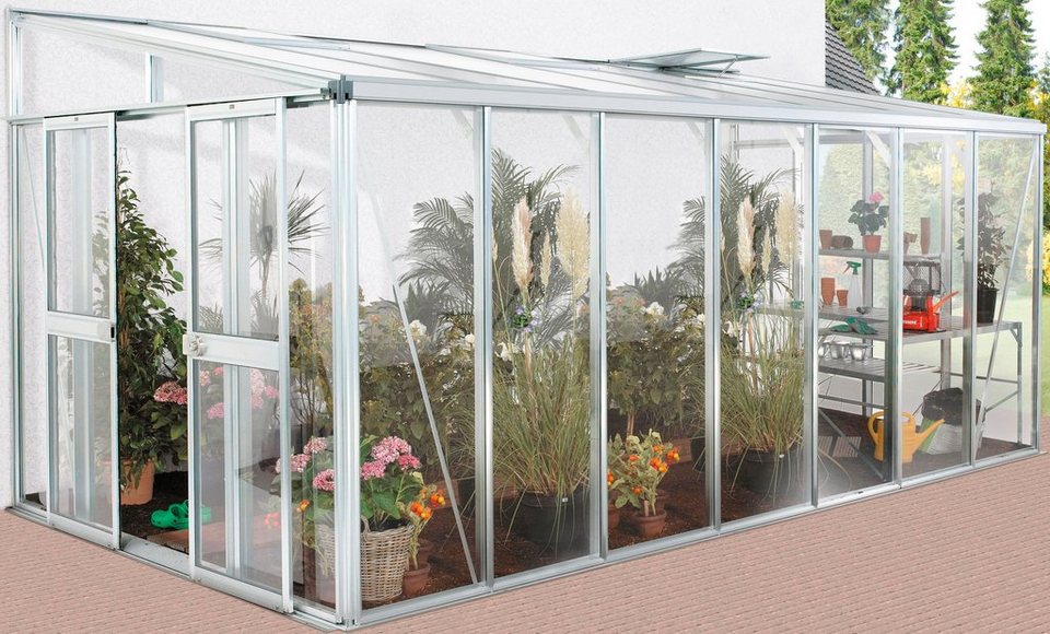 Vitavia Stabilisierungsprofil »Helena 8600«, für Anlehngewächshaus »Helena 8600/4«, eloxiert