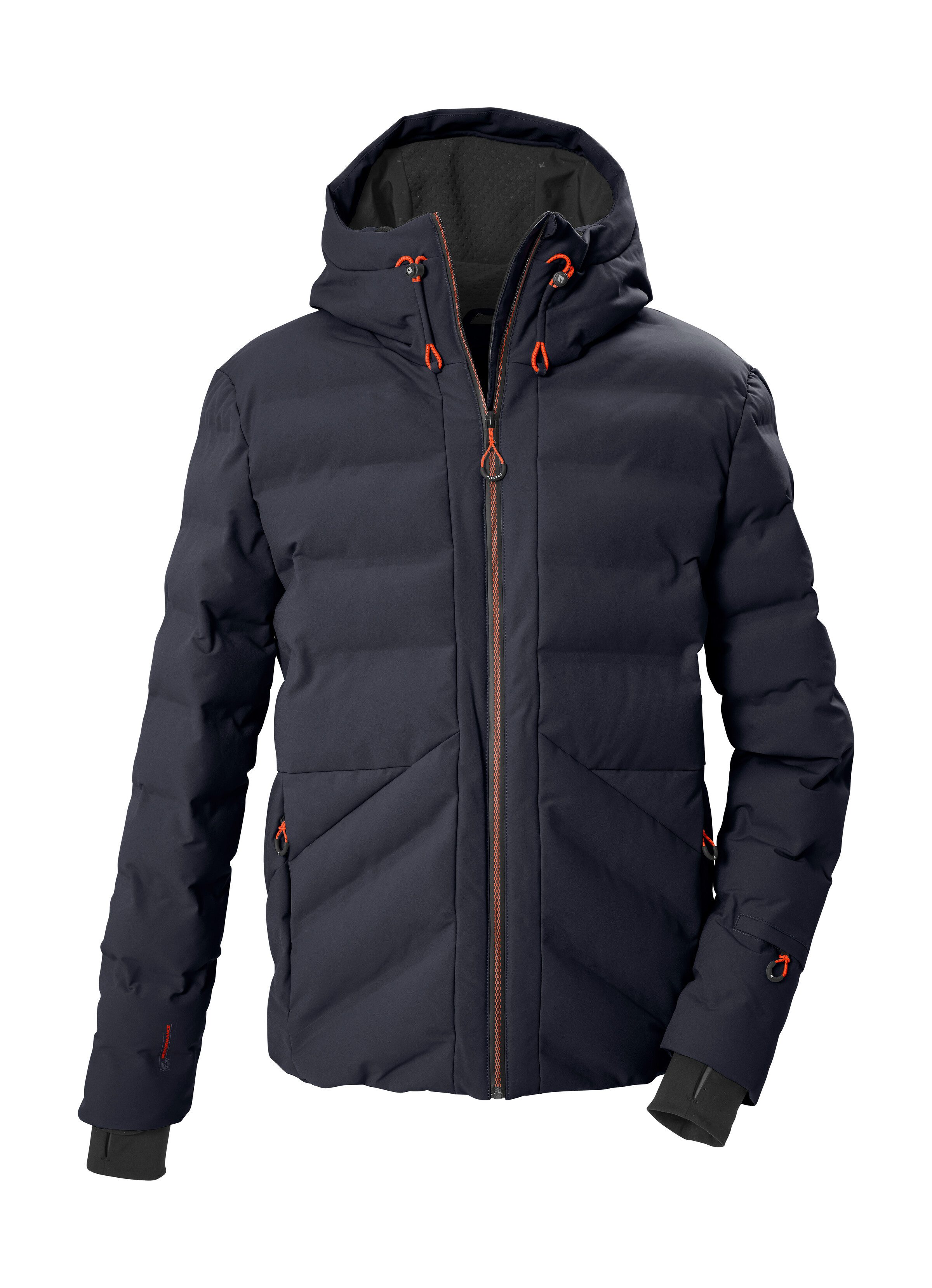 Killtec Skijacke KSW 71 MN SKI JCKT Wasserabweisende Steppjacke mit regulierbarer Kapuze