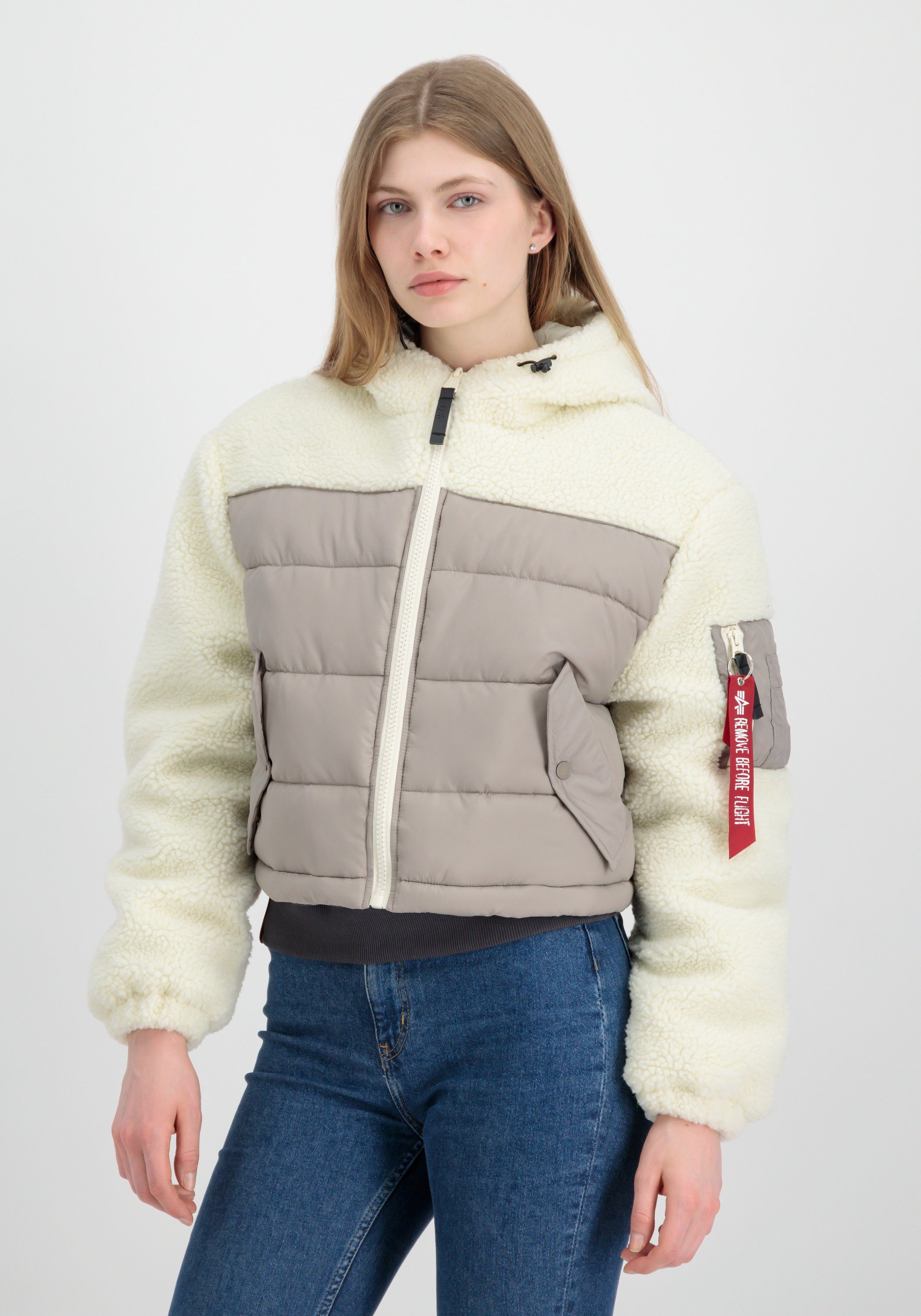 Alpha Industries Winterjacke ALPHA INDUSTRIES Women - Cold Weather Jackets Teddy Puffer Wmn