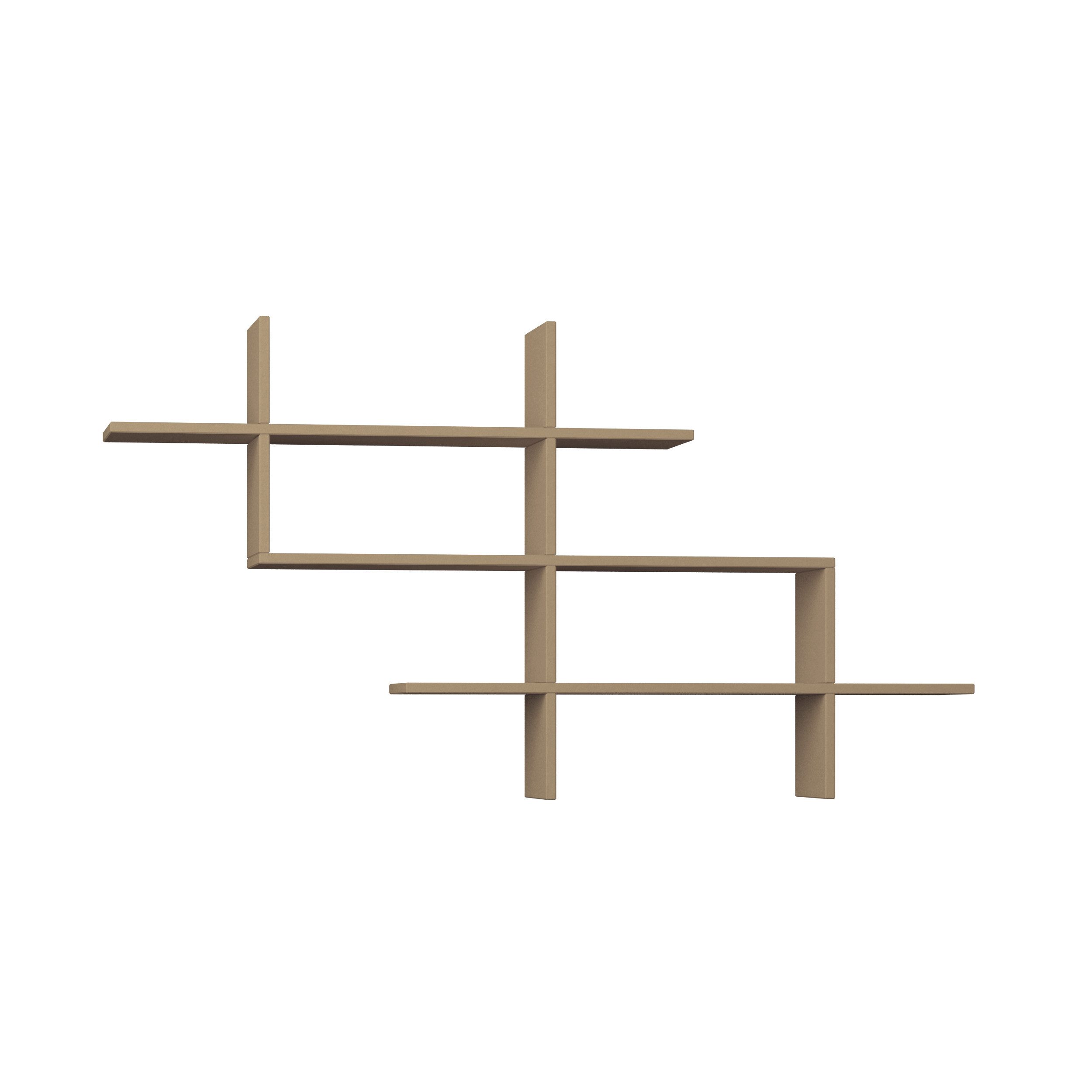 Decortie Wandregal Halic, Wandregal Modern Bücherregal Display Unit, 150 x 22 x 82 cm