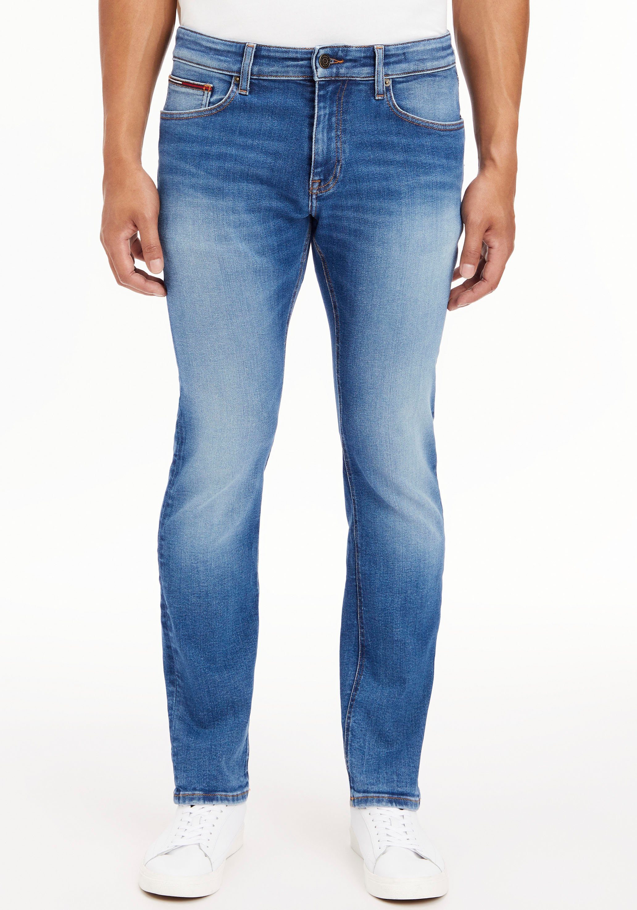 Tommy Jeans Slim-fit-Jeans SCANTON midblue