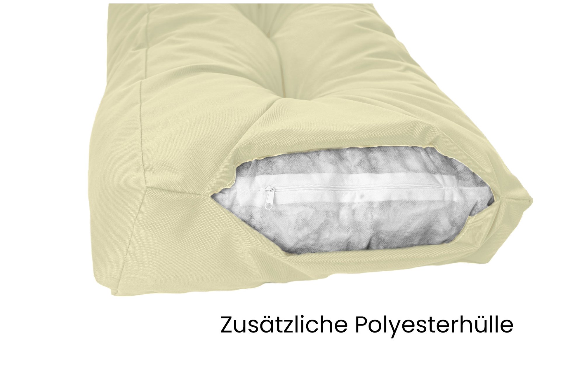 TexDeko Hochlehnerauflage TexDeko Garden - Gartenstuhl Auflage Sitzkissen schmutzabweisend, (1 St), Maße: 120x50x8cm, Wasser-, & Schmutzabweisend