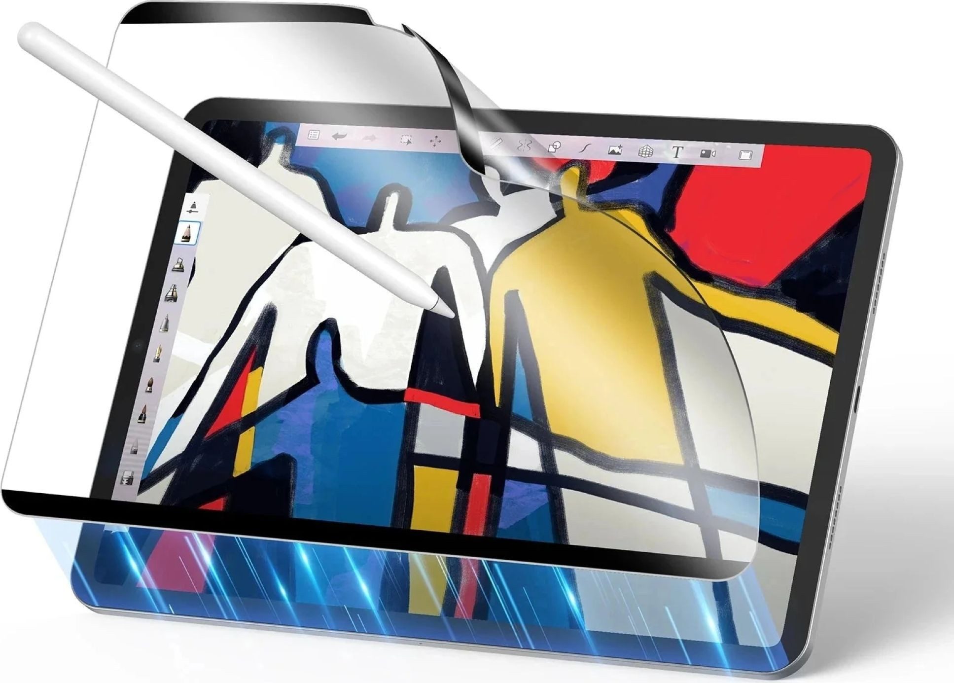 ESR Displayschutzfolie Magnetic (abnehmbar) Paper-Feel für Apple iPad Pro 11" (2025 & 2024), Schreiben wie auf Papier, wiederverwendbar