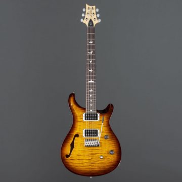 PRS E-Gitarre, CE24 Semi-Hollow Black Amber #0366044 - Custom E-Gitarre