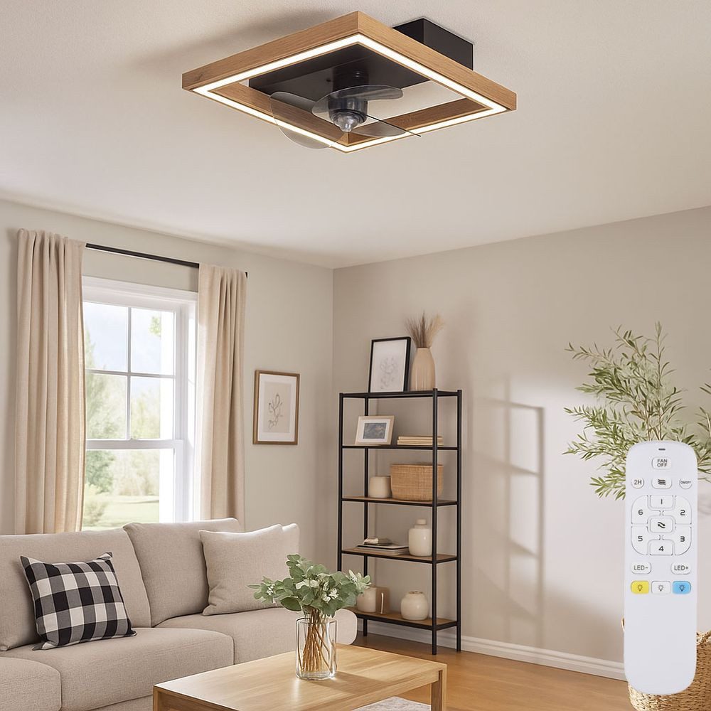 GLOBO LIGHTING Deckenventilator, Deckenventilator Lüfter Deckenlampe LED Ho günstig online kaufen
