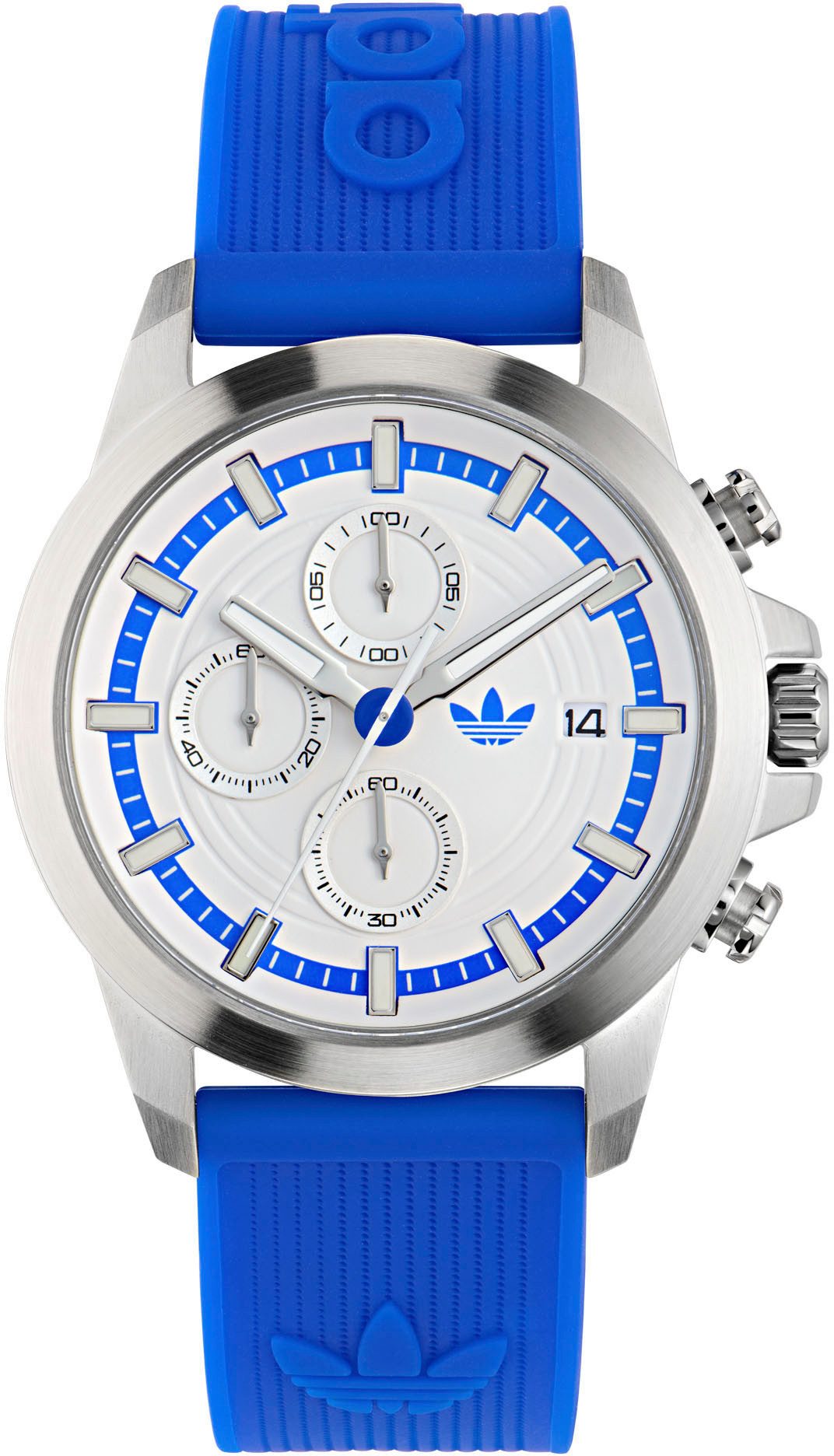 adidas Originals Chronograph EXPRESSION TWO CHRONO AOFH245202I, Quarzuhr, Armbanduhr, Herrenuhr, Damenuhr, unisex, Silikonarmband