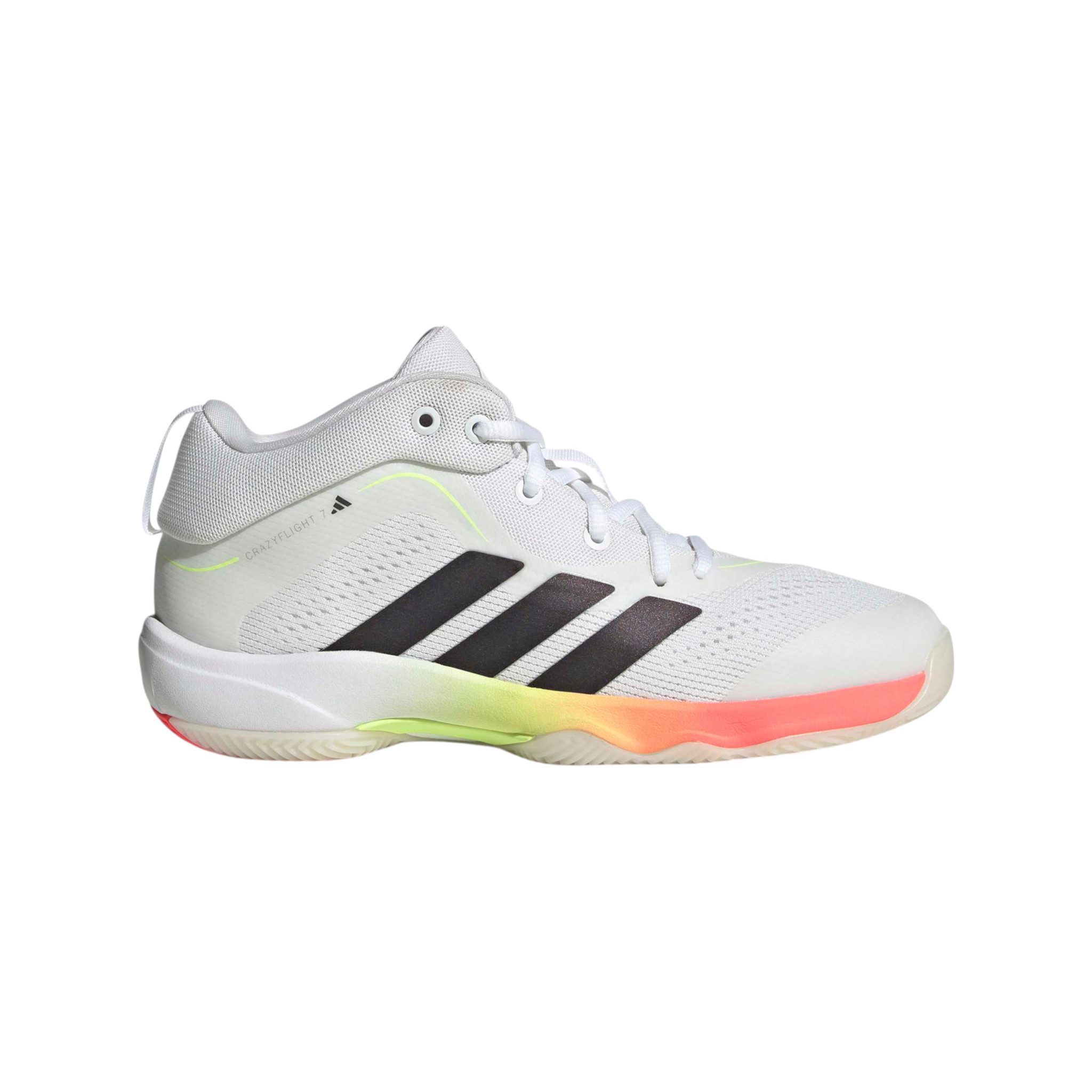 adidas Performance Hallen-Indoorschuhe CrazyFlight 7 Mid weiss Kinder Badmintonschuh