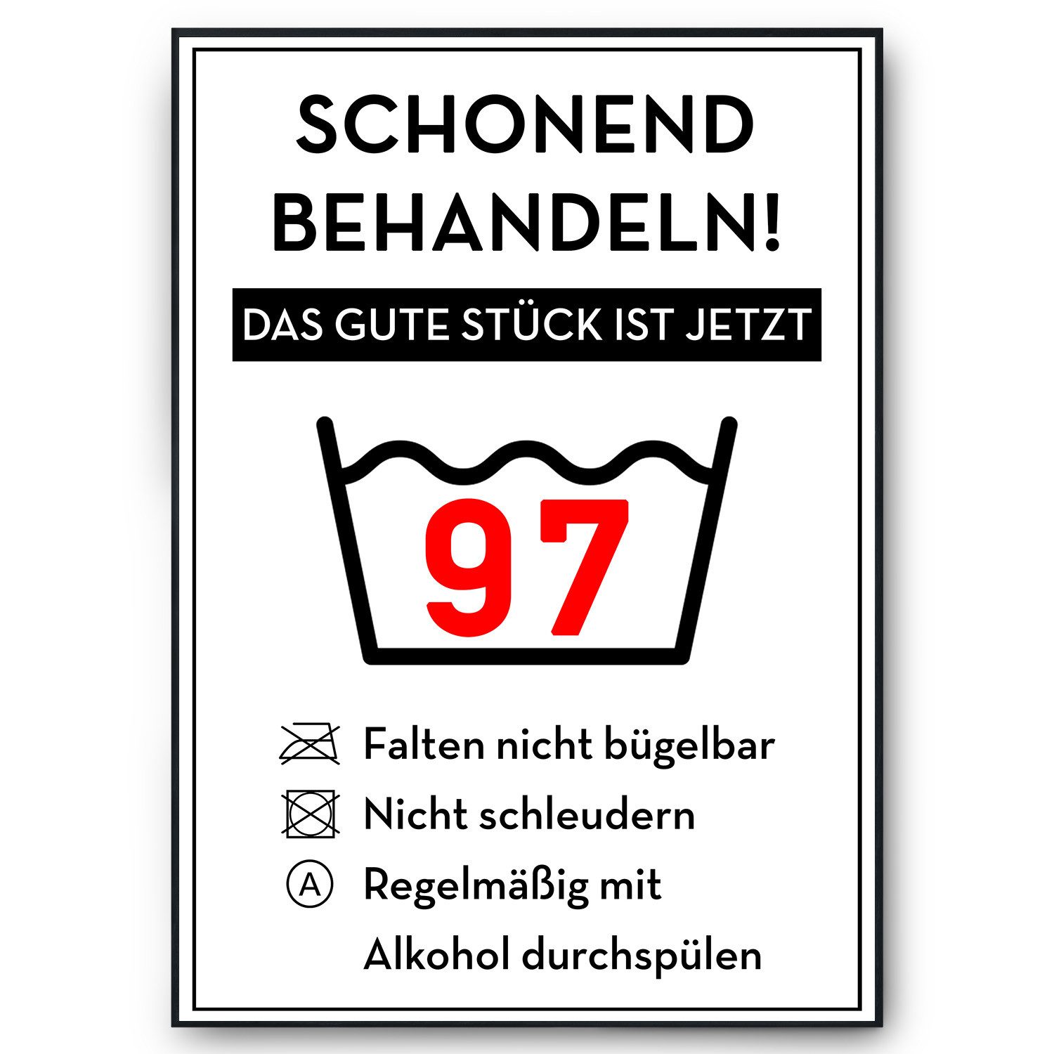Tigerlino Poster Geburtstag Geschenk Urkunde Lustig günstig online kaufen