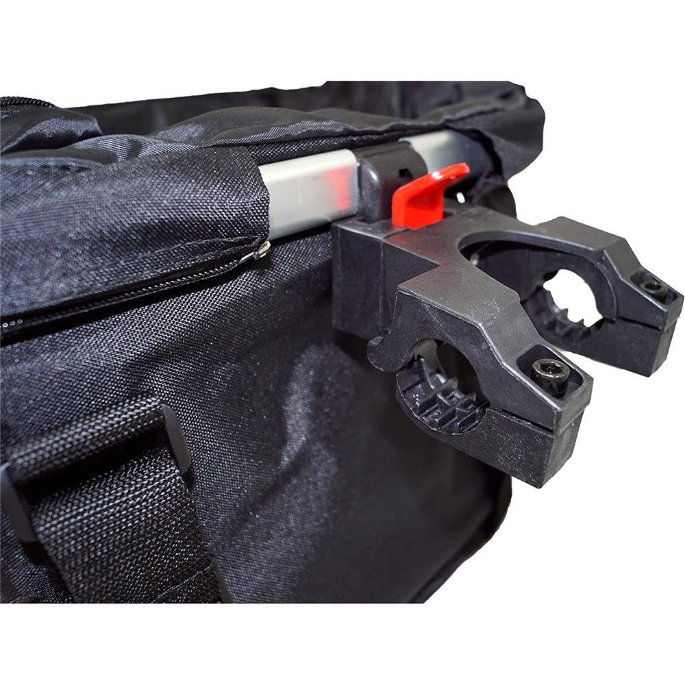 Best Sporting Fahrradtasche, für Lenker, 33 x 25 x 24 cm, Schwarz, mit Schnellverschluss