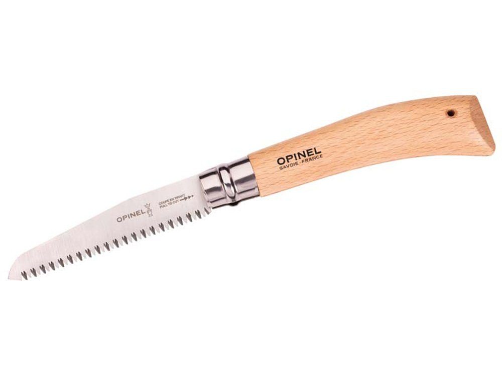 Opinel Gartensäge, Opinel No 12, Klappsäge, Buchenholzgriff