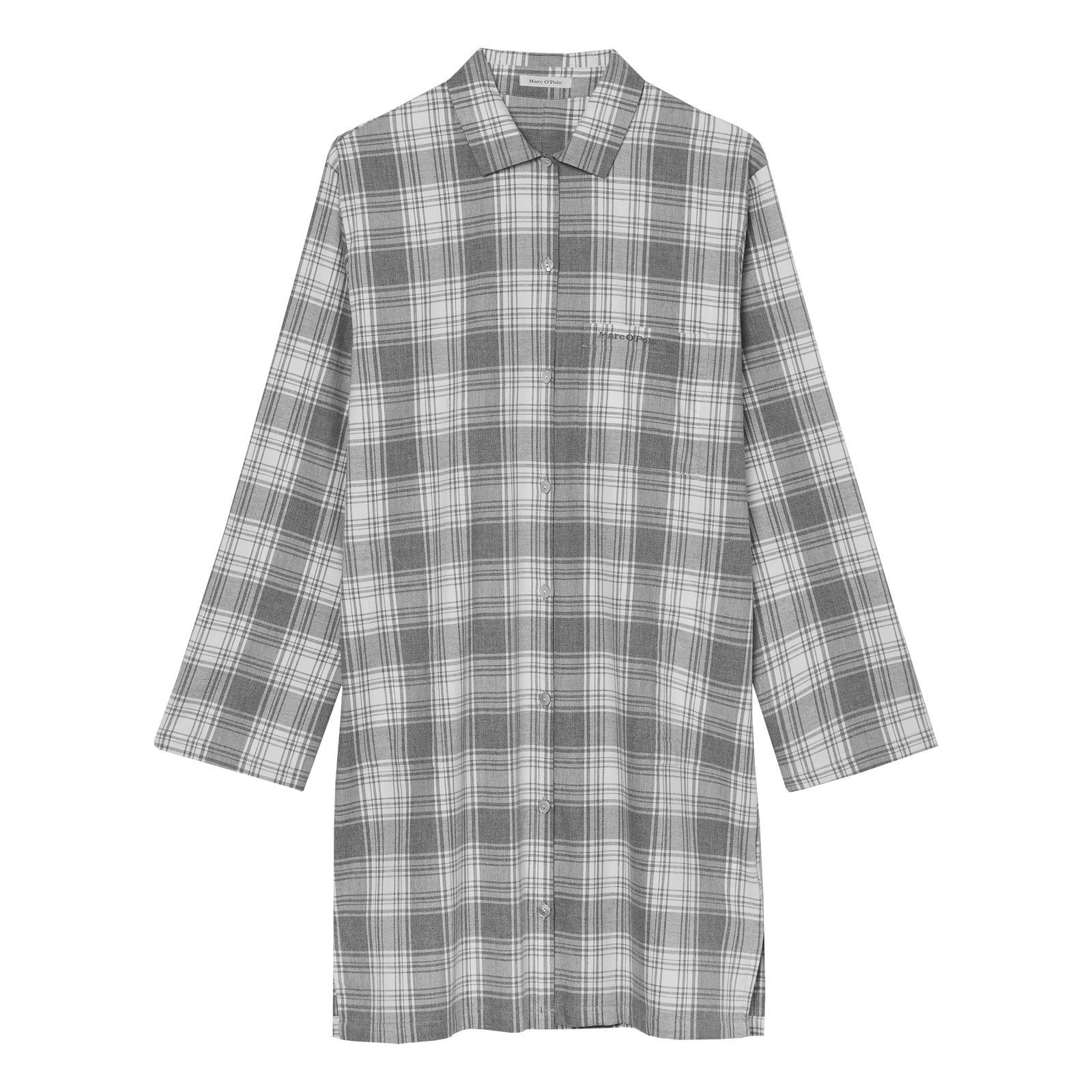 Marc O'Polo Nachthemd Sleepshirt mit Knopfleiste | Nachthemden