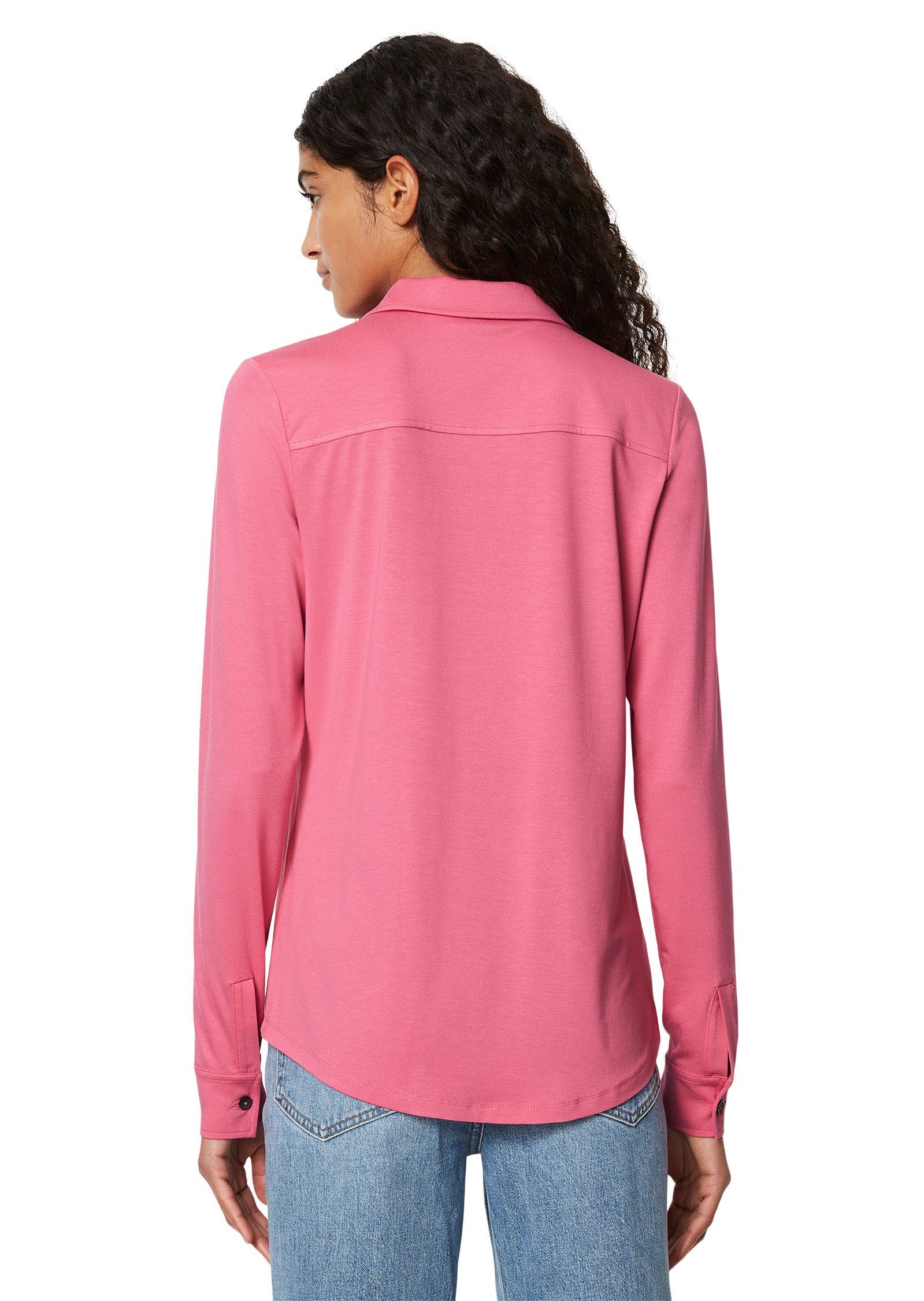 Marc O'Polo Blusenshirt aus LENZING™ ECOVERO™ rosa