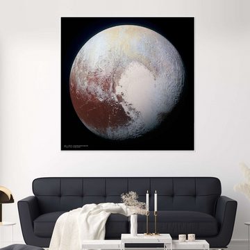 Posterlounge Poster Sascha Kilmer, Pluto, Aufnahme von New Horizons (2015), Fotografie