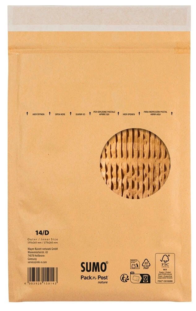 MAILMEDIA Versandtasche MAILmedia Polstertaschen SUMO® 1514