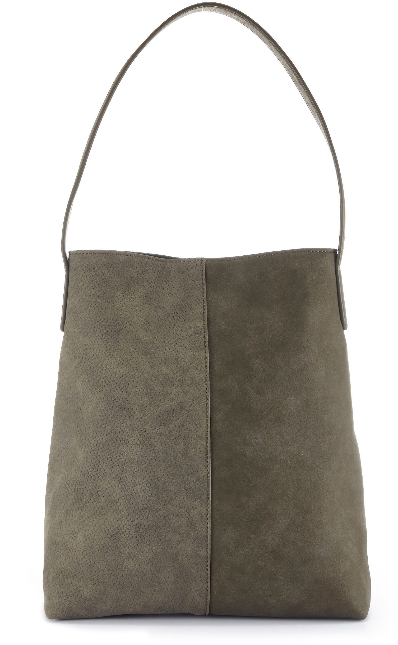 Vivance Shopper Schultertasche (2-tlg), mit kleiner Innentasche, Handtasche, Einkaufstasche, Damentasche VEGAN