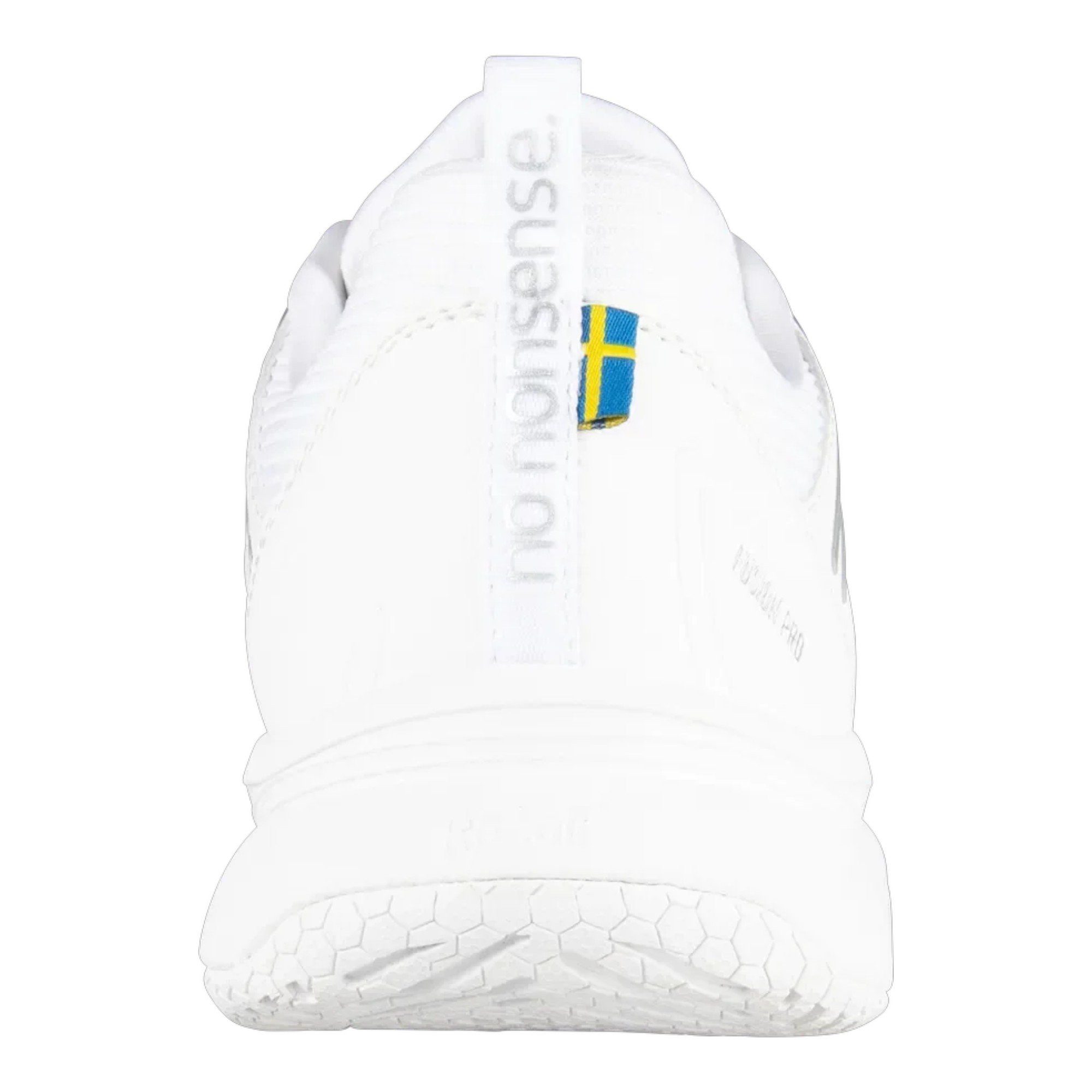 SALMING Hallen-Indoorschuhe Fusion Pro Stabilität 2025 weiss/silber Herren Badmintonschuh