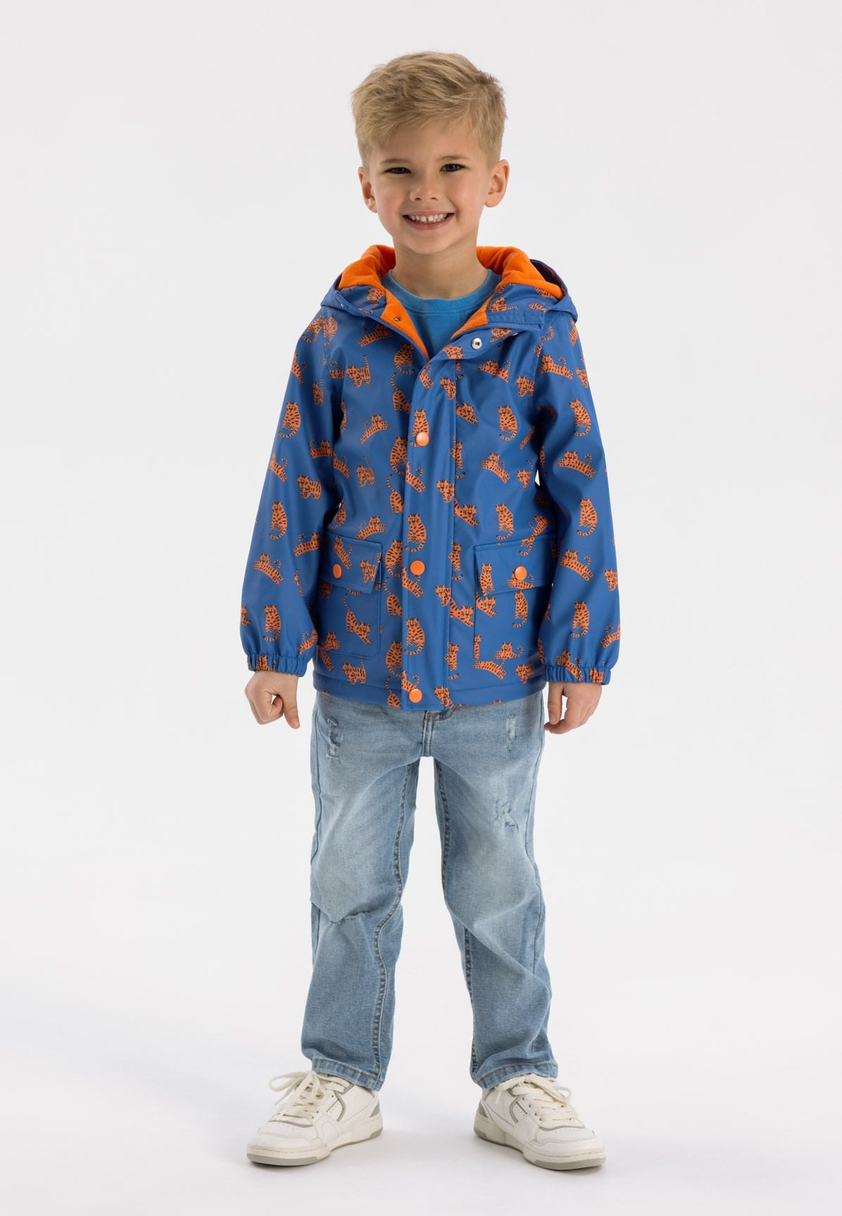 Regenjacke wasserabweisende Jacke mit Fleece Futter