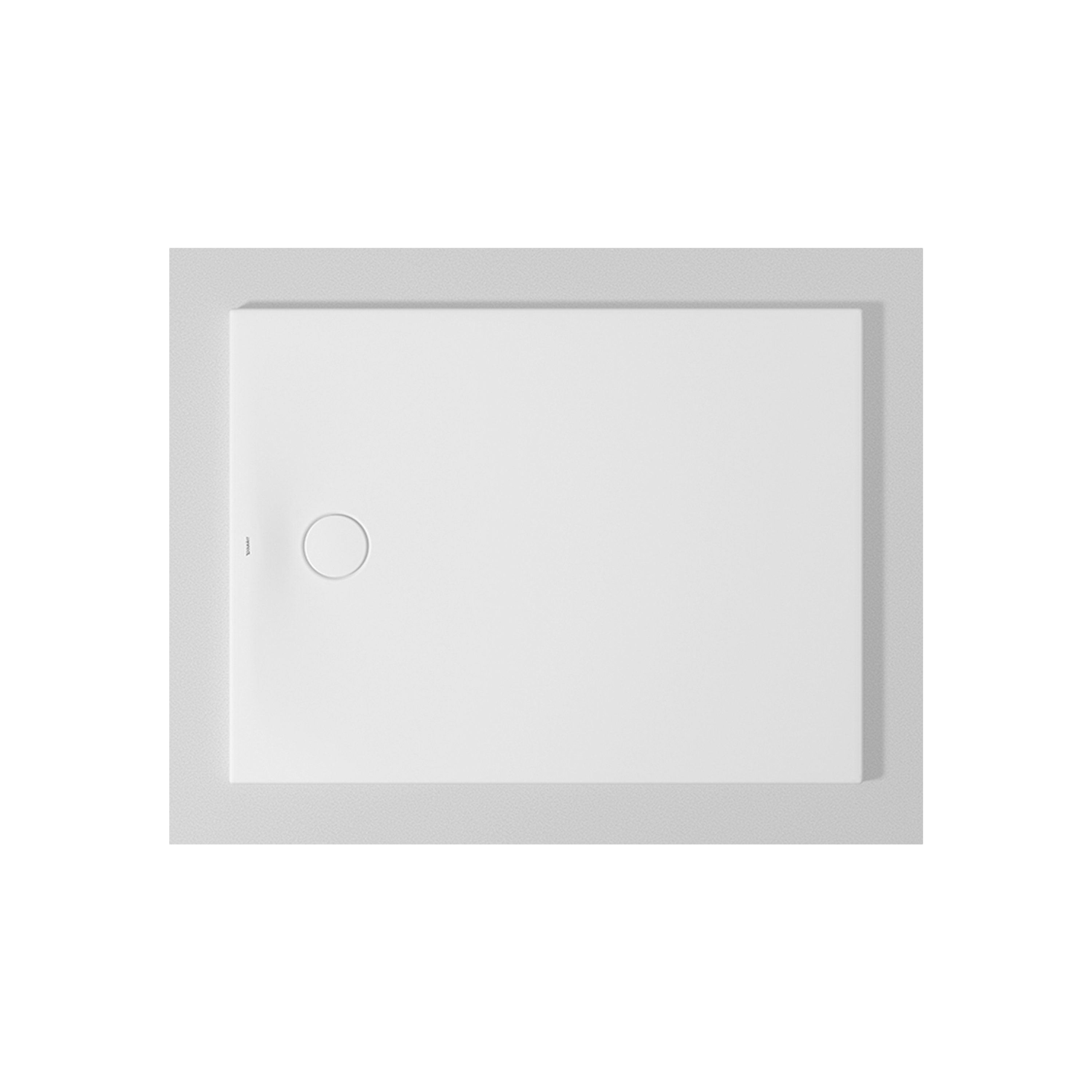 Duravit Duschwanne bodenbündig Tempano 1200 x 900 mm Rechteck Weiß, rechteckig