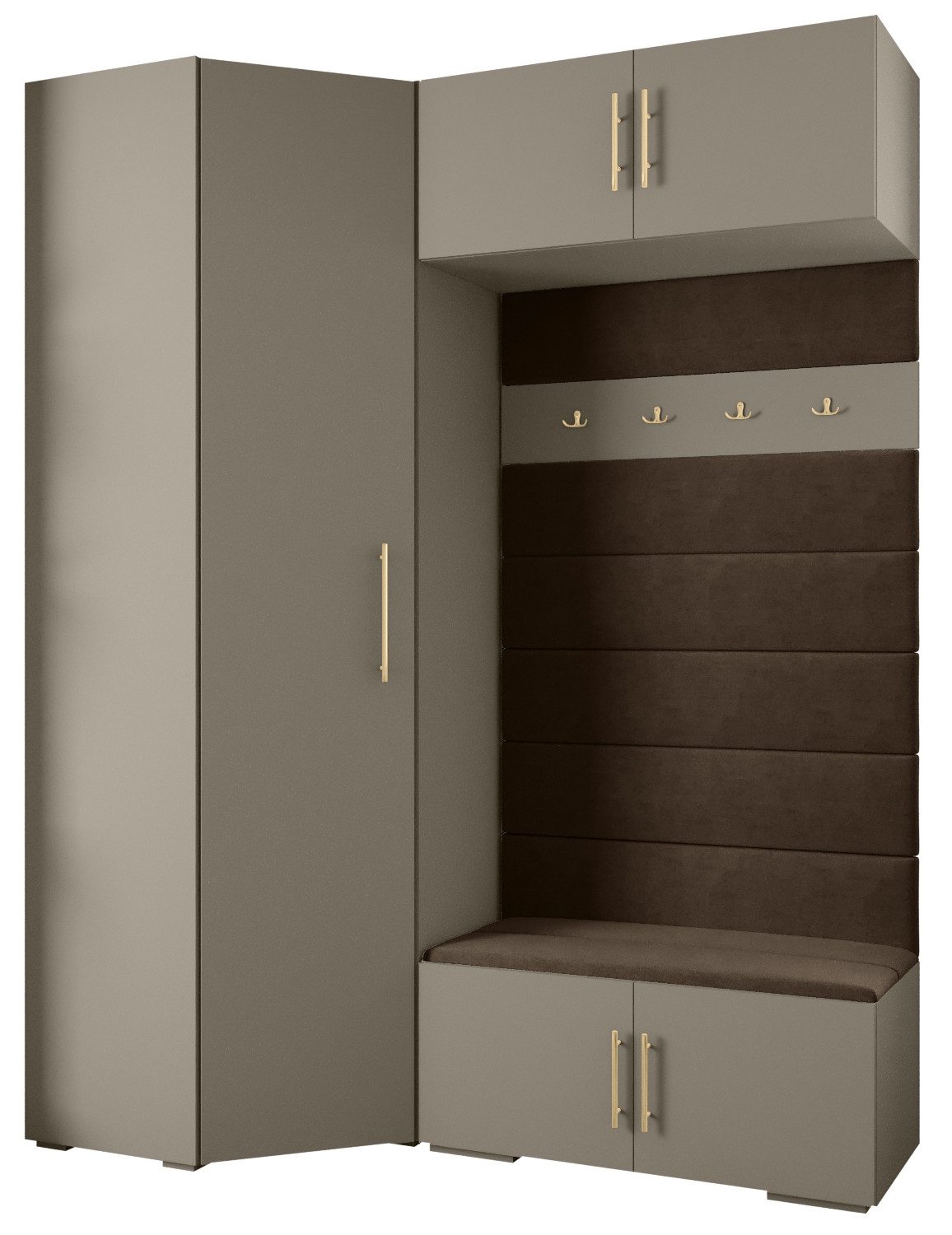 ABIKS MÖBEL Kompaktgarderobe INOVA 3 SATZ günstig online kaufen