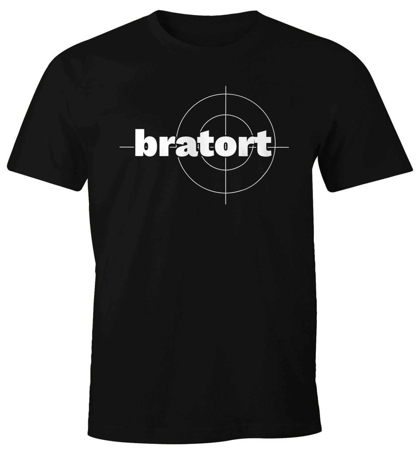 MoonWorks Print-Shirt Herren T-Shirt bratort Fun-Shirt günstig online kaufen