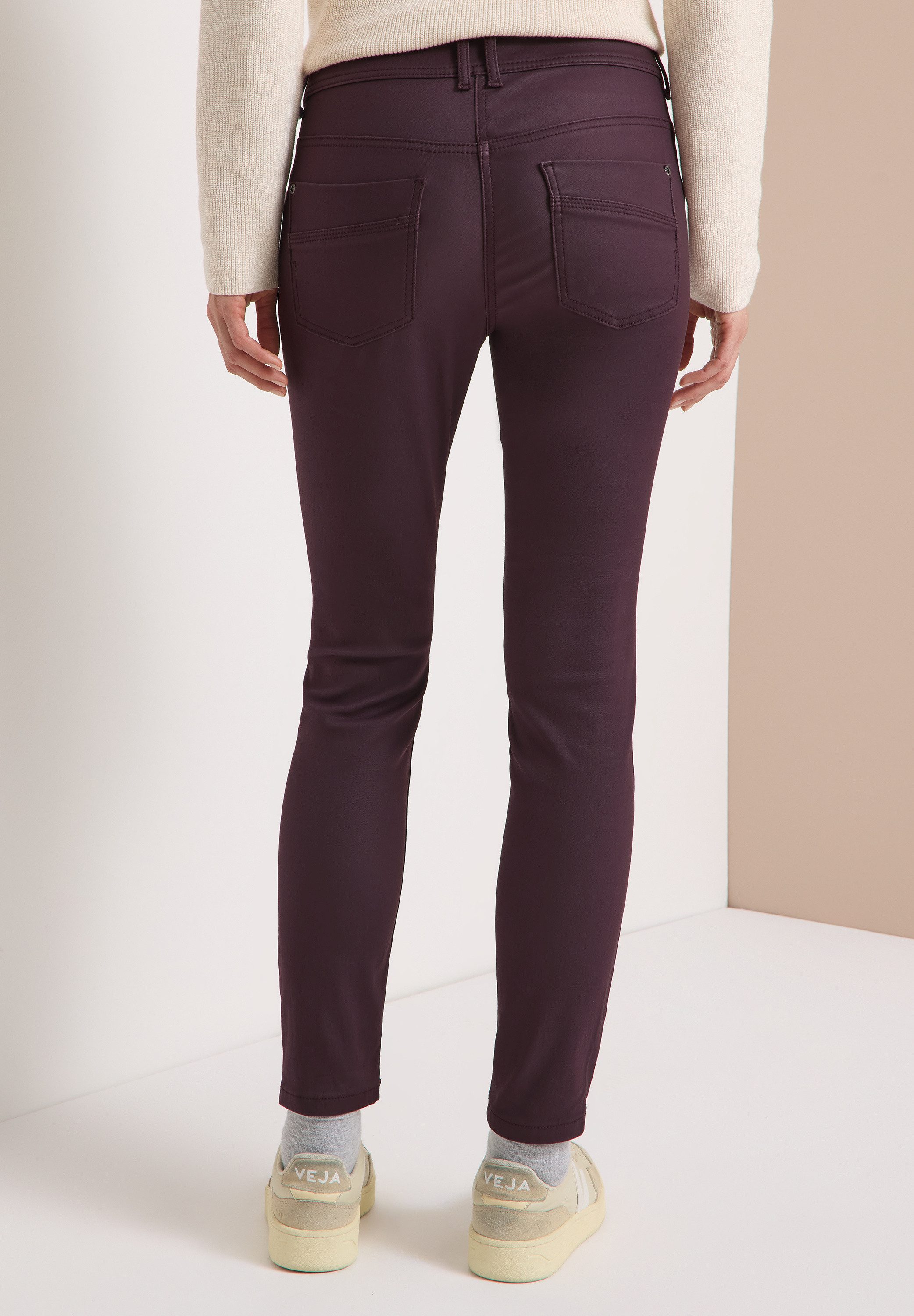 CECIL Lederimitathose in Fake-Leder-Optik