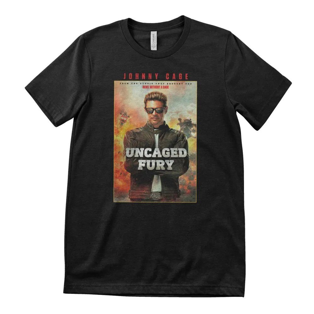 Mortal Kombat T-Shirt Uncaged Fury Poster T-Shirt