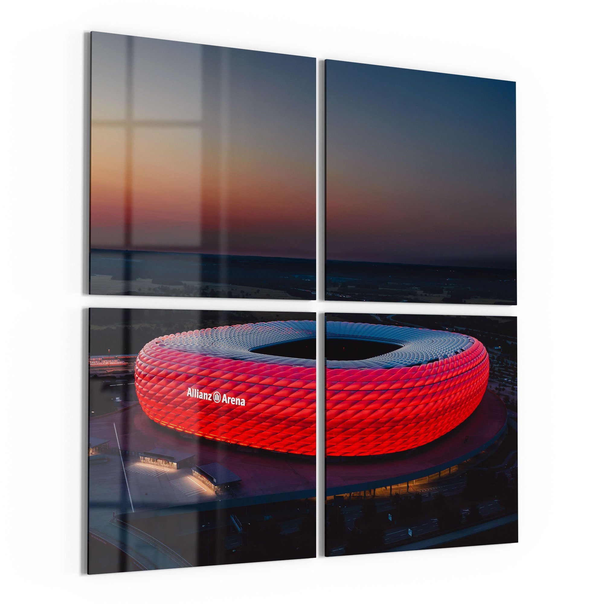 DEQORI Glasbild 'Allianz Arena, München', 'Allianz günstig online kaufen